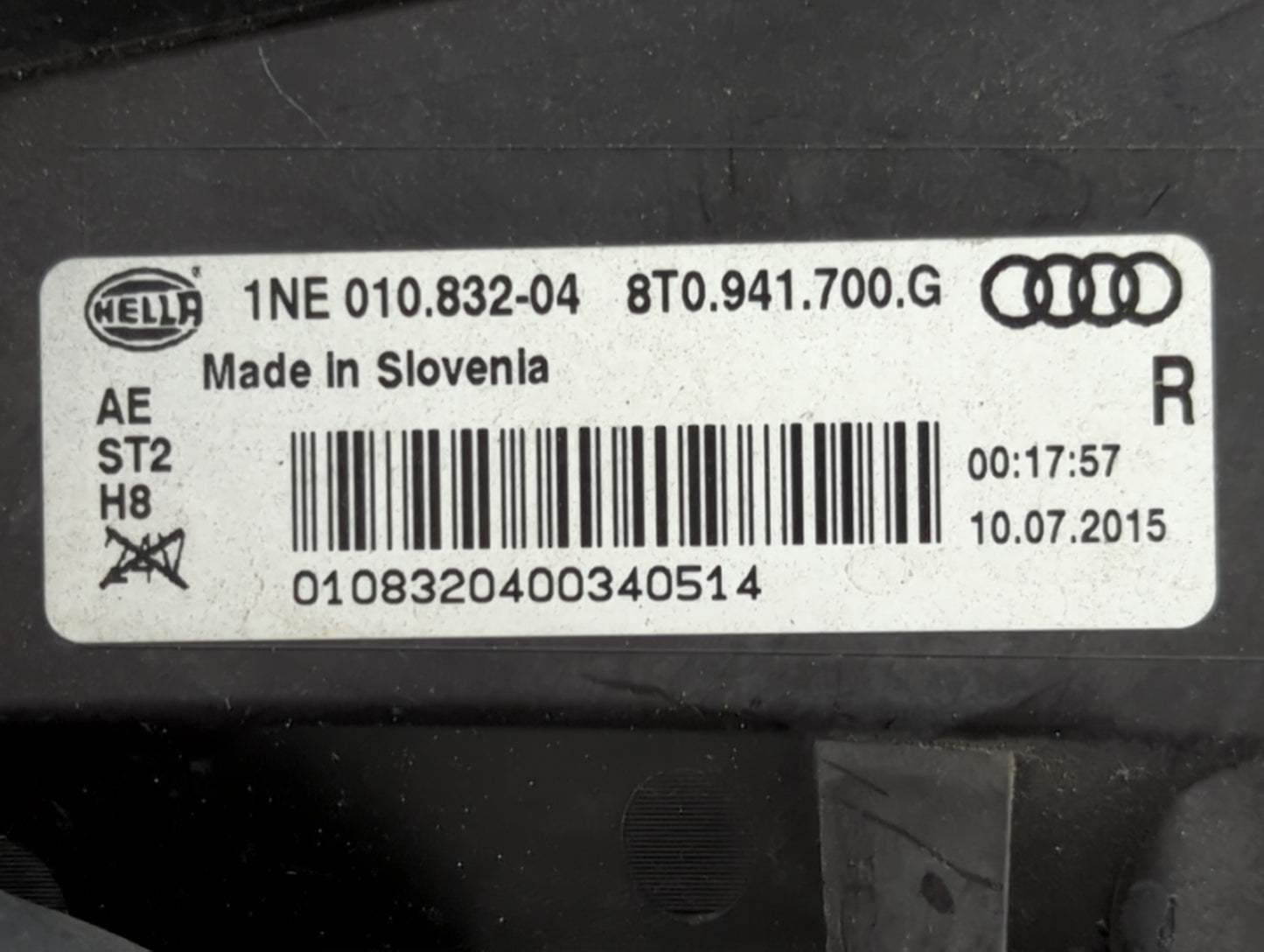2013-2016 Audi A5 Passenger Right Oem Front Light Lamp 1454393 - Oemusedautoparts1.com