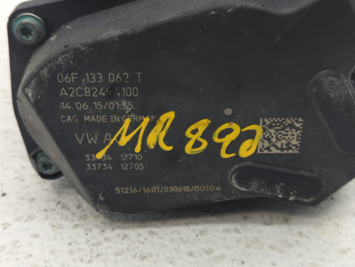 2012-2018 Audi A6 Throttle Body P/N:06F 133 062 T 06F 133 062 Q Fits OEM Used Auto Parts - Oemusedautoparts1.com