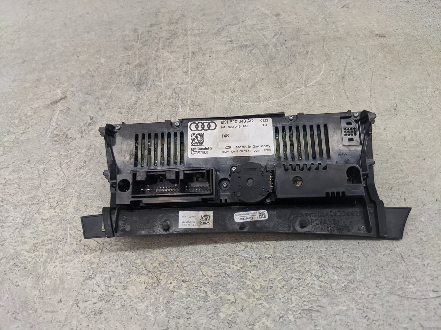 2013-2017 Audi Q5 Climate Control Module Temperature AC/Heater Replacement P/N:8K1 820 043 AQ Fits Fits 2013 2014 2015 2016