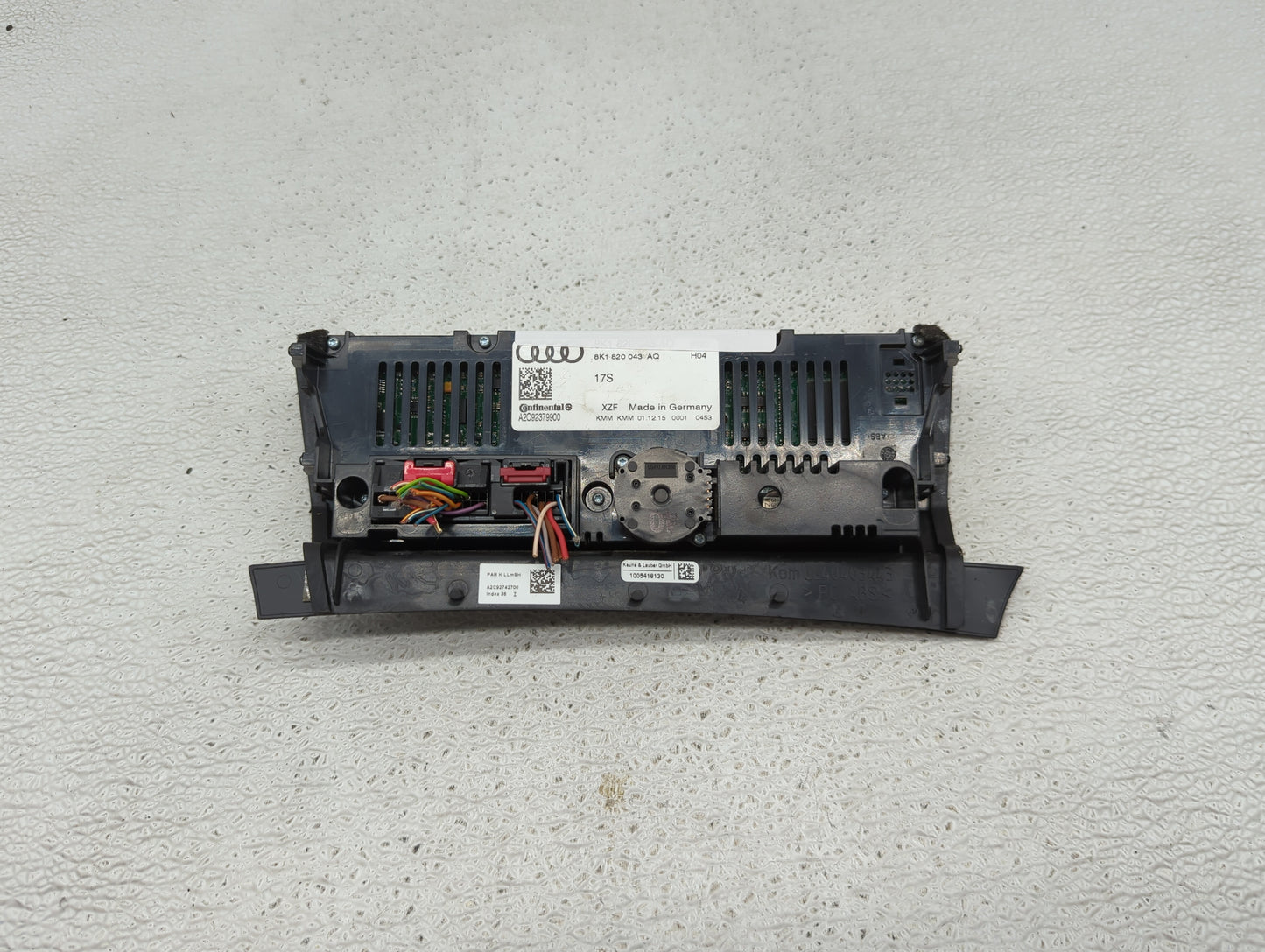 2013-2017 Audi Q5 Climate Control Module Temperature AC/Heater Replacement P/N:8K1 820 043 AQ Fits Fits 2013 2014 2015 2016
