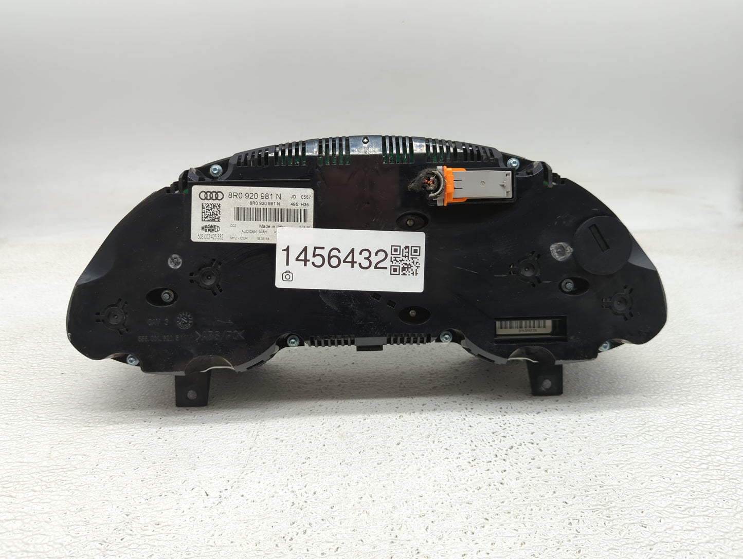 2013-2017 Audi Q5 Instrument Cluster Speedometer Gauges P/N:8R0920981N Miles:50K Fits Fits 2013 2014 2015 2016 2017 OEM Used