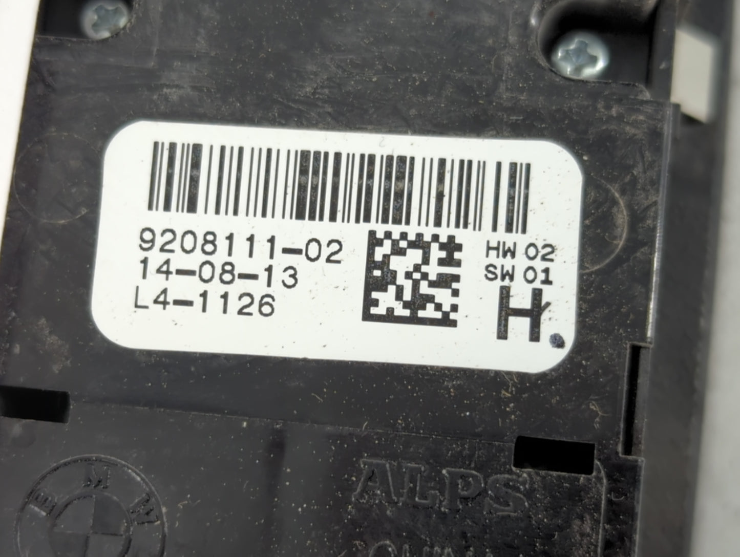 2012-2018 Bmw 320i Master Power Window Switch Replacement Driver Side Left P/N:9362112-01 Fits OEM Used Auto Parts - Oemused