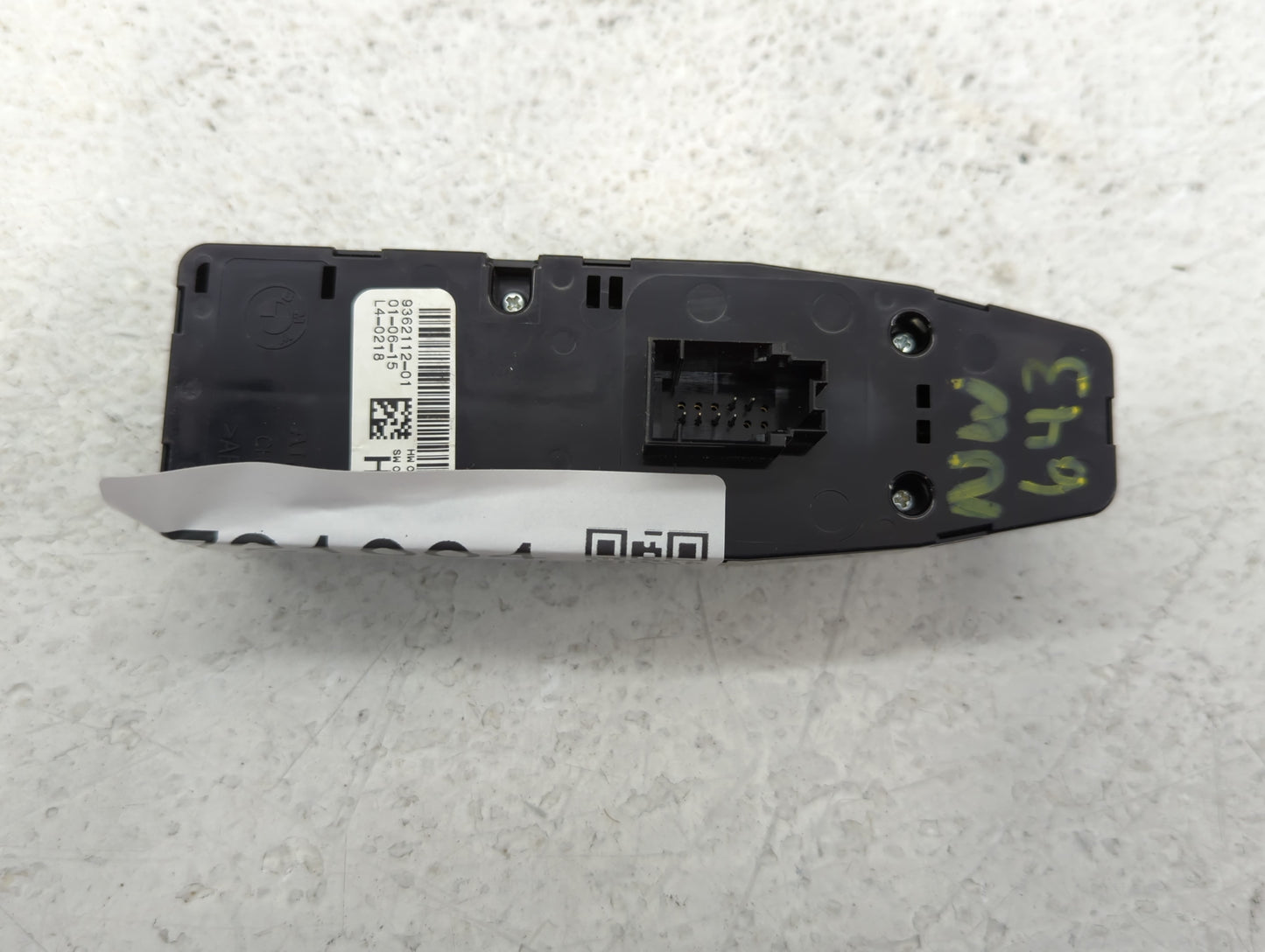 2012-2016 Bmw 328i Master Power Window Switch Replacement Driver Side Left P/N:9362112-01 Fits OEM Used Auto Parts - Oemused