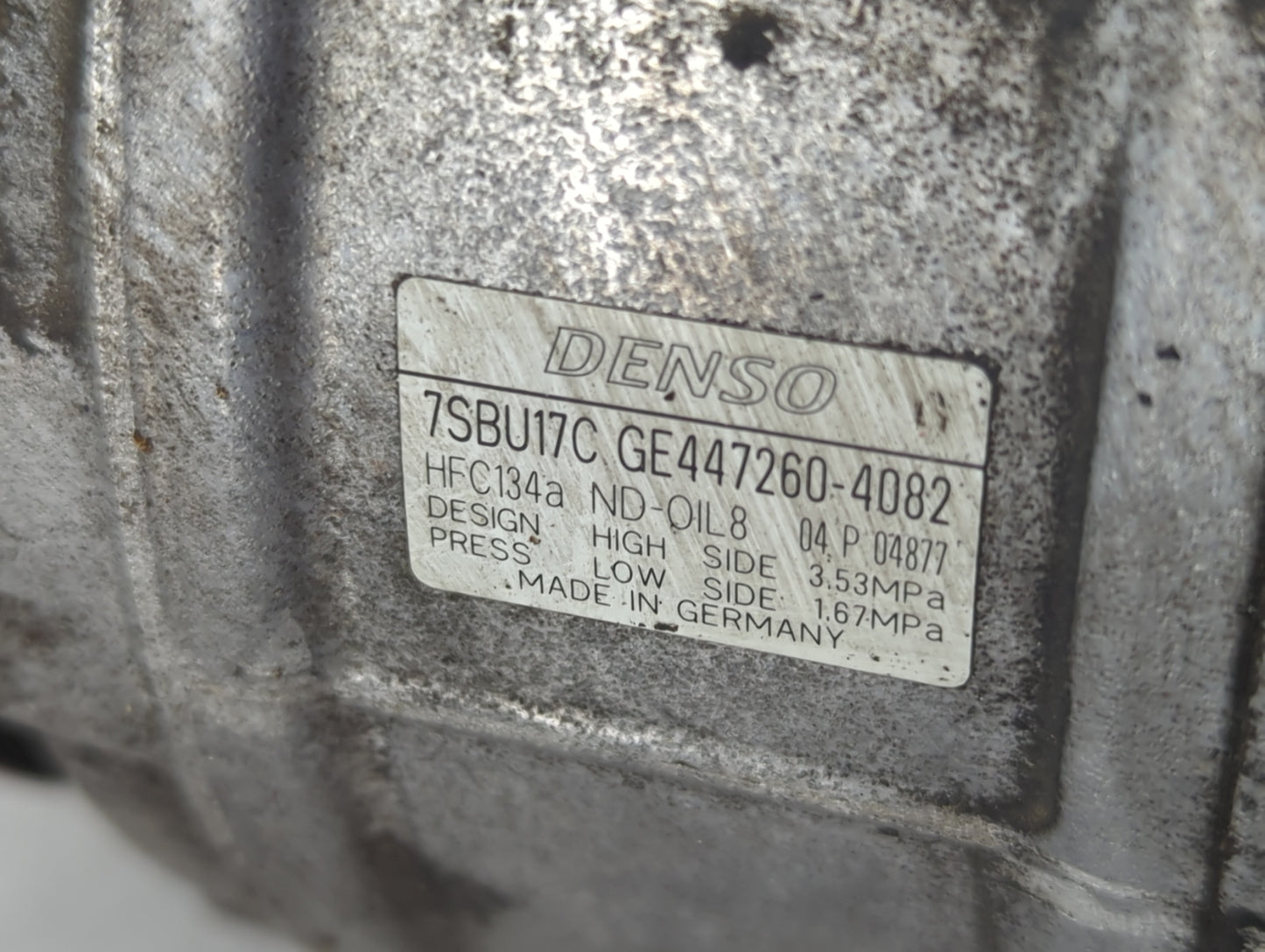 2014-2016 Bmw 435i Air Conditioning A/c Ac Compressor Oem - Oemusedautoparts1.com