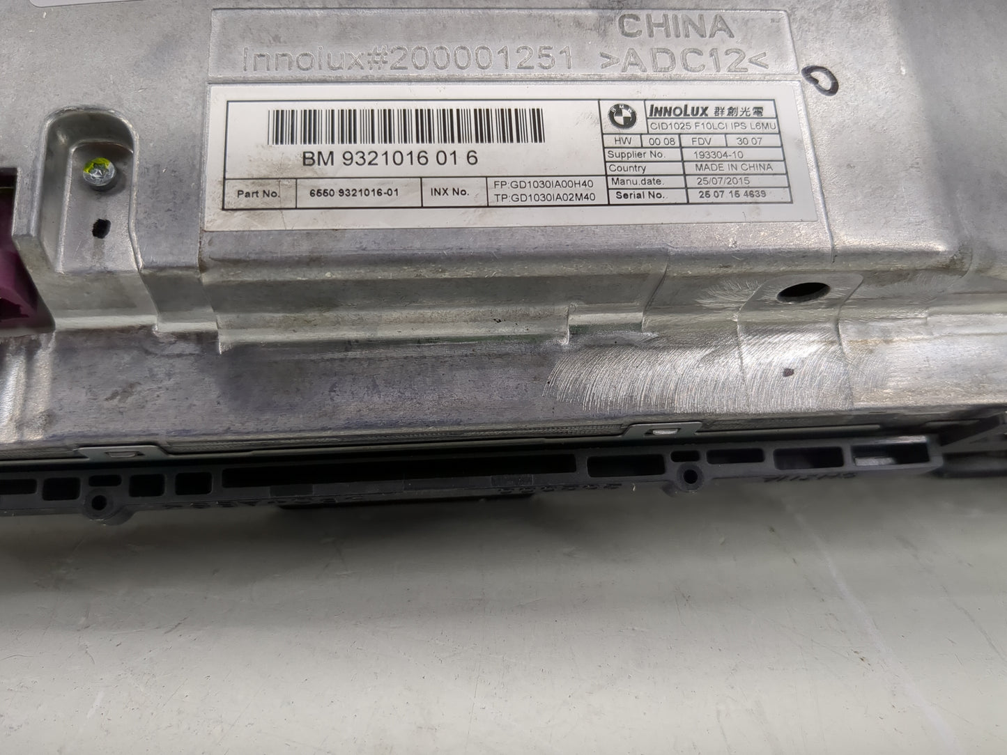 2014-2016 Bmw 550i Radio AM FM Cd Player Receiver Replacement Fits Fits 2014 2015 2016 2017 2019 OEM Used Auto Parts - Oemus