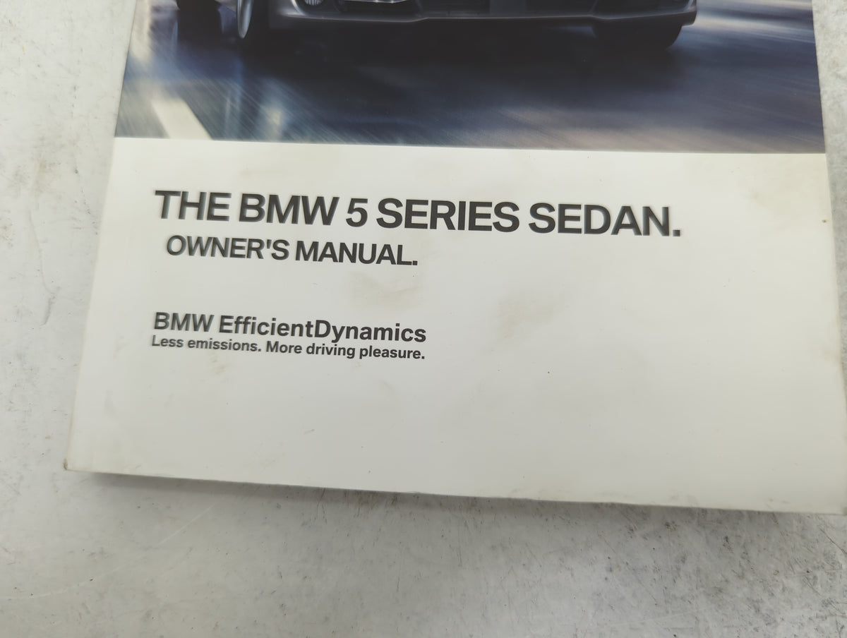 2016 Bmw 5 Series Owners Manual Book Guide P/N:01402969363 01402970576 OEM Used Auto Parts - Oemusedautoparts1.com