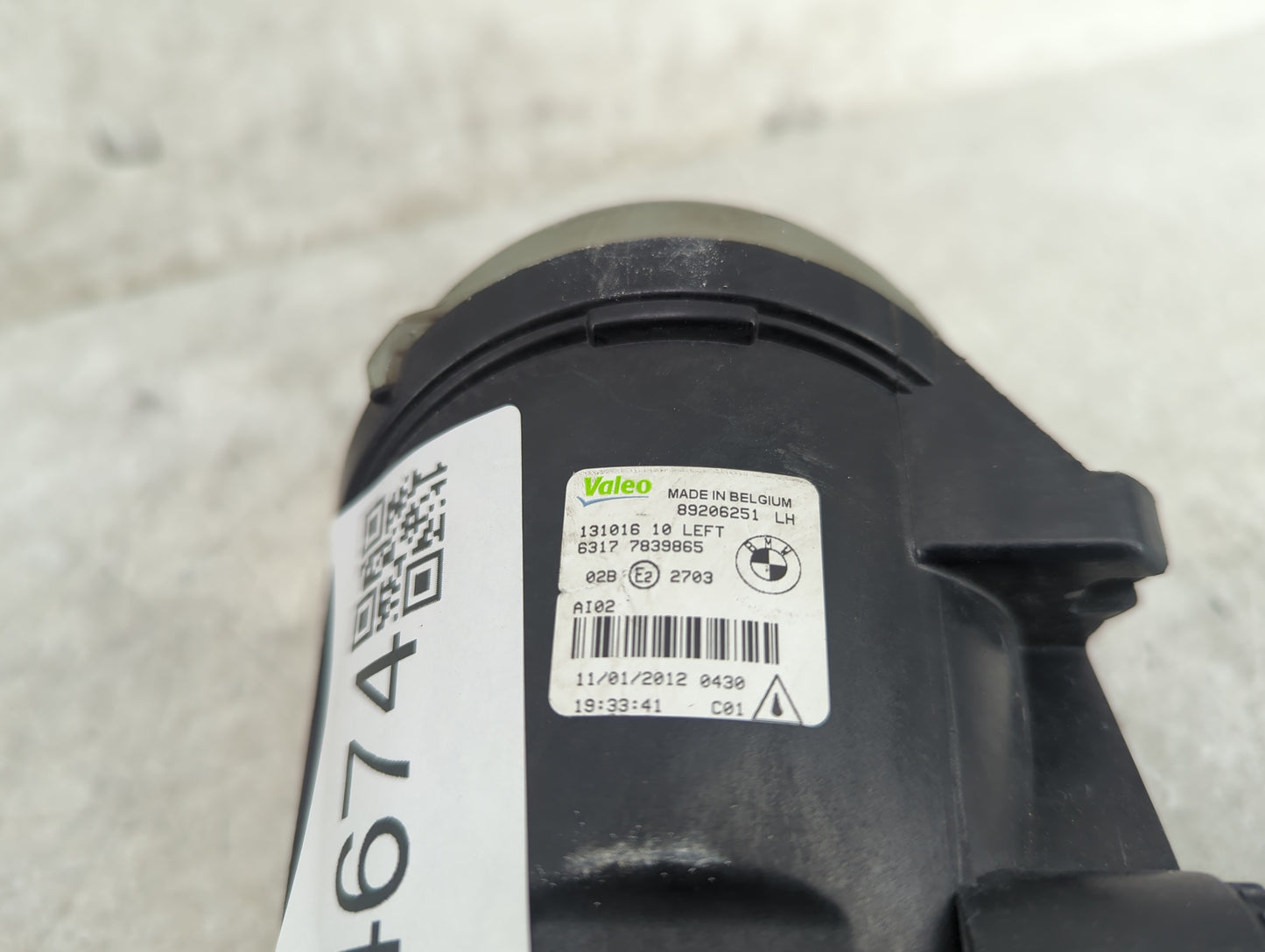 2015-2017 Bmw X3 Driver Left Oem Front Light Lamp - Oemusedautoparts1.com
