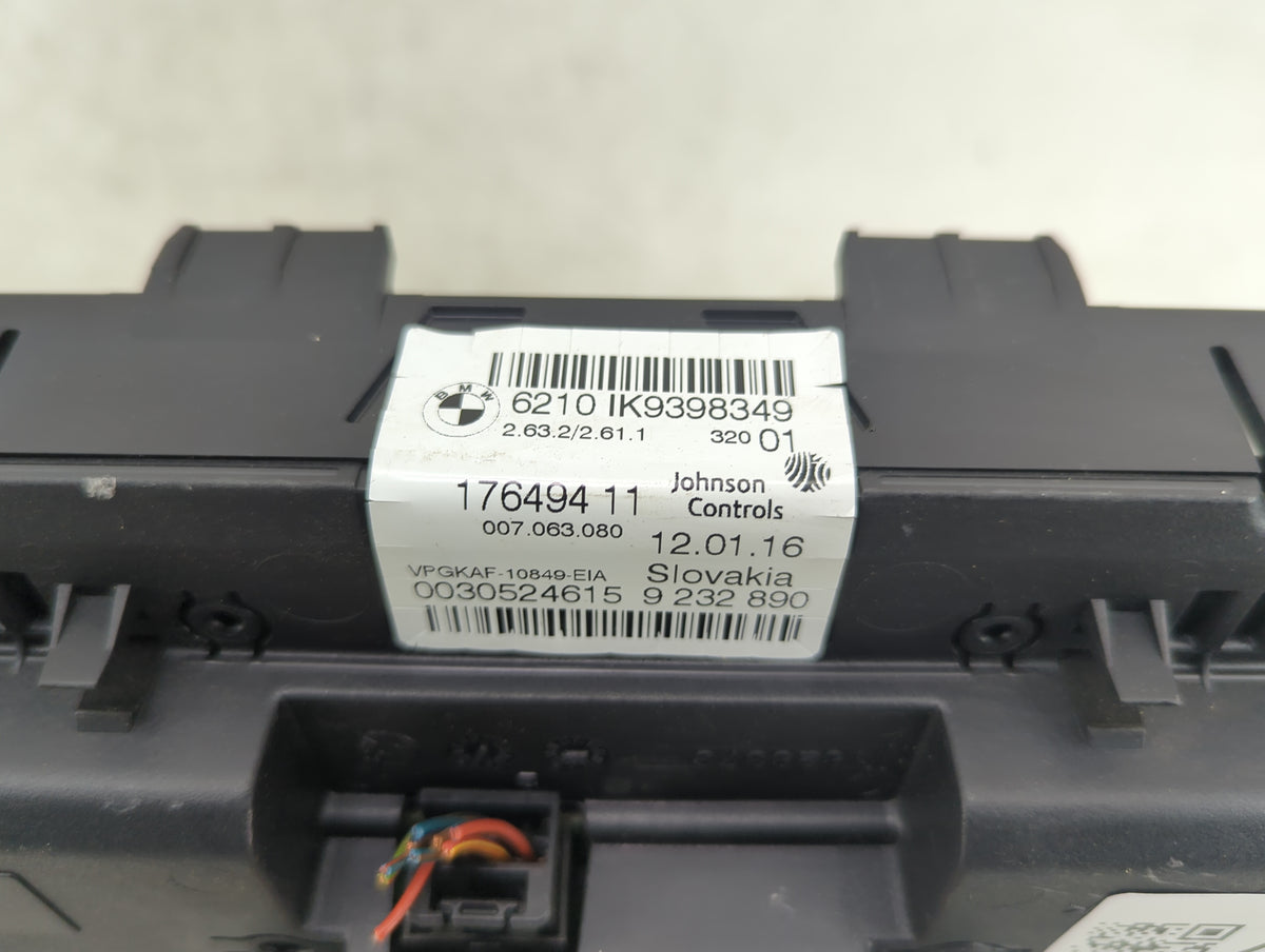 2015-2017 Bmw X3 Instrument Cluster Speedometer Gauges Miles: Fits Fits 2014 2015 2016 2017 OEM Used Auto Parts - Oemusedaut