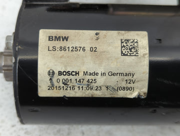 2015-2017 Bmw X3 Car Starter Motor Solenoid OEM P/N:8612576 02 Fits Fits 2012 2013 2014 2015 2016 2017 2018 OEM Used Auto Parts