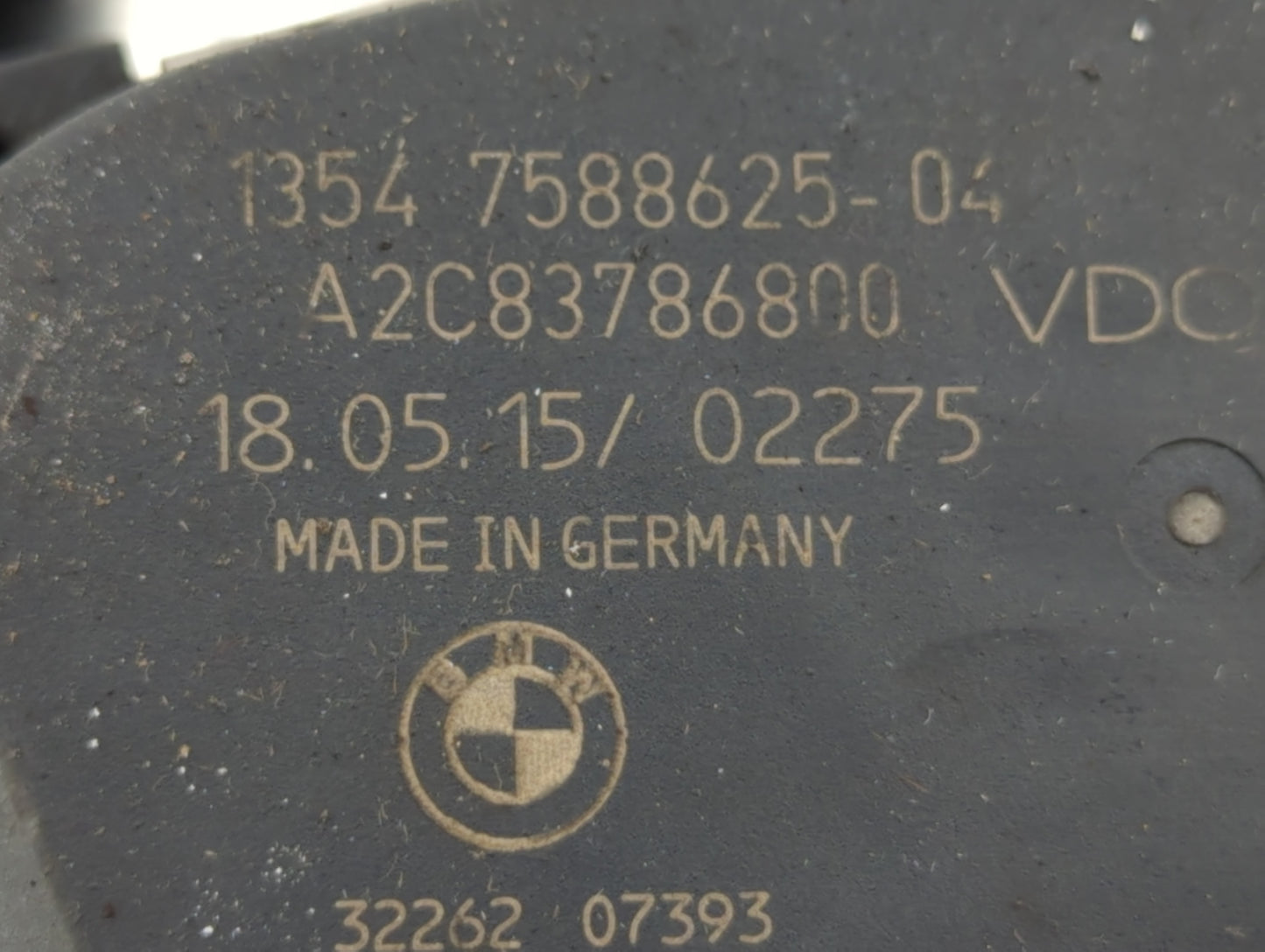 2013-2017 Bmw X3 Throttle Body P/N:32262 07393 A2C83786800 Fits Fits 2012 2013 2014 2015 2016 2017 2018 OEM Used Auto Parts
