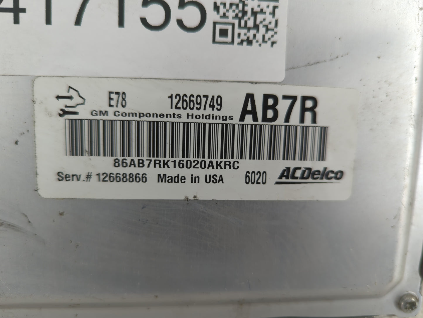 2013-2016 Buick Encore PCM Engine Control Computer ECU ECM PCU OEM P/N:12669749 Fits Fits 2011 2012 2013 2014 2015 2016 OEM