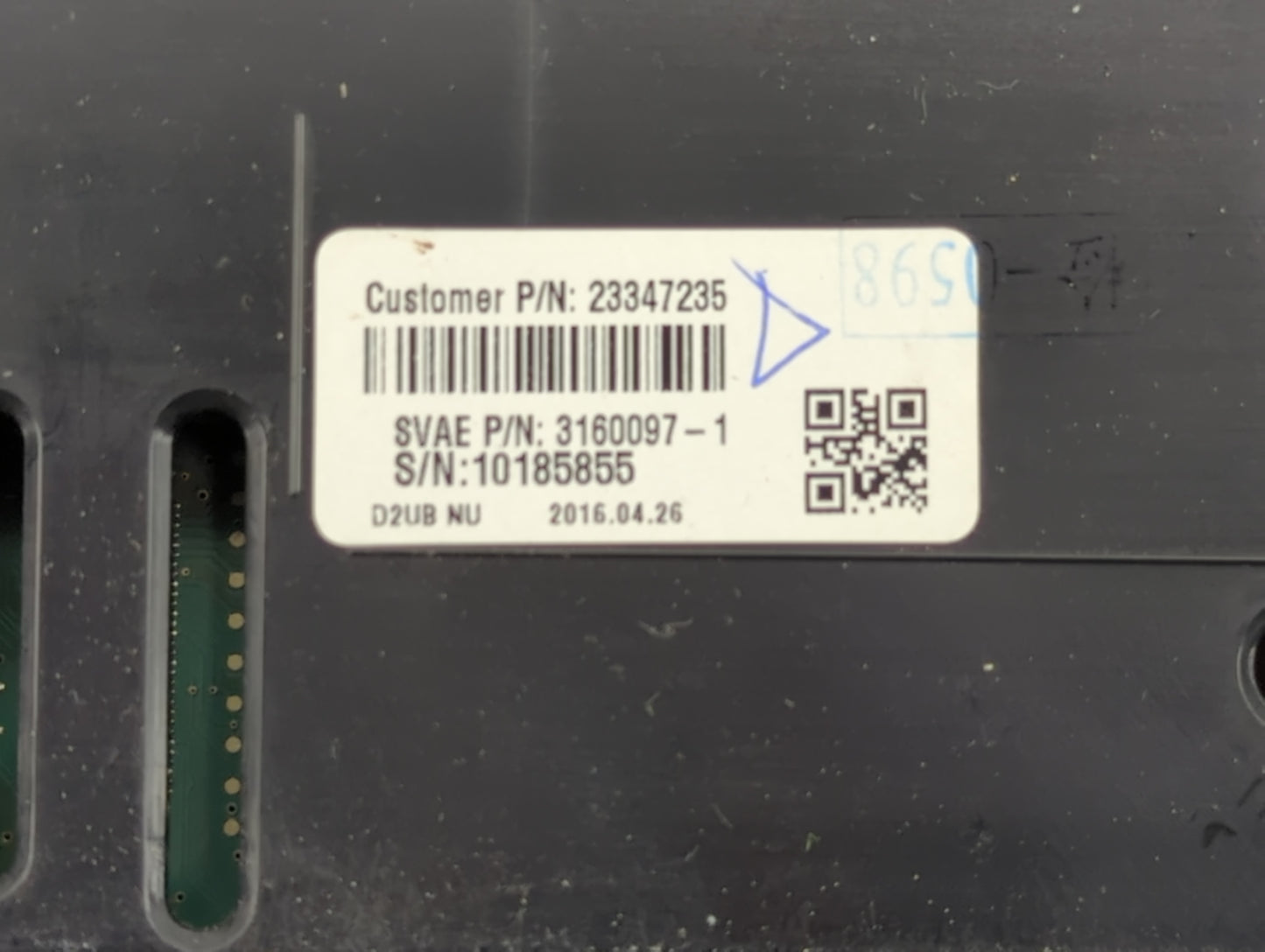 2016 Buick Envision Instrument Cluster Speedometer Gauges P/N:23347235 Fits OEM Used Auto Parts - Oemusedautoparts1.com