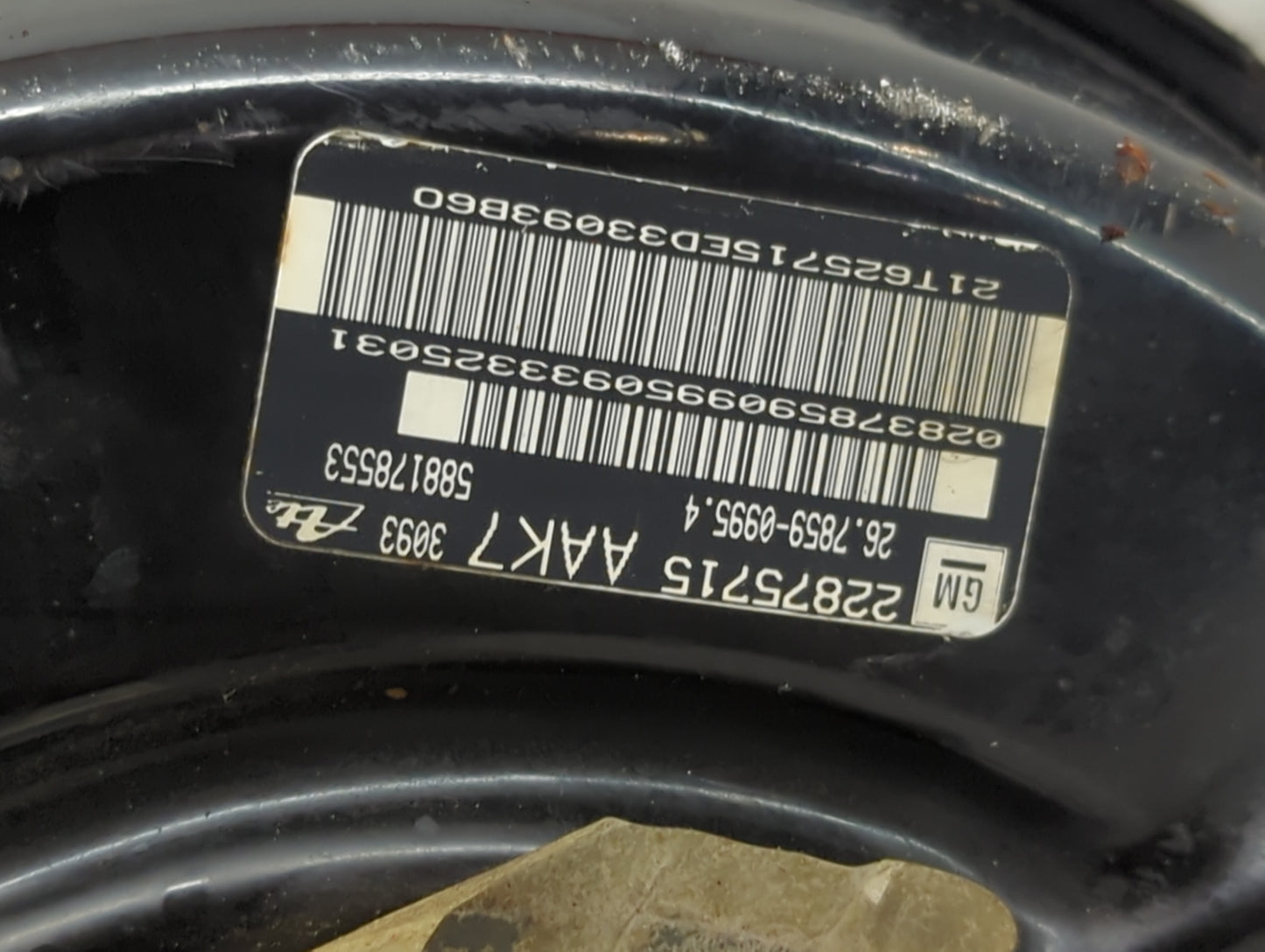 2010-2016 Buick Lacrosse Power Brake Booster Oem - Oemusedautoparts1.com