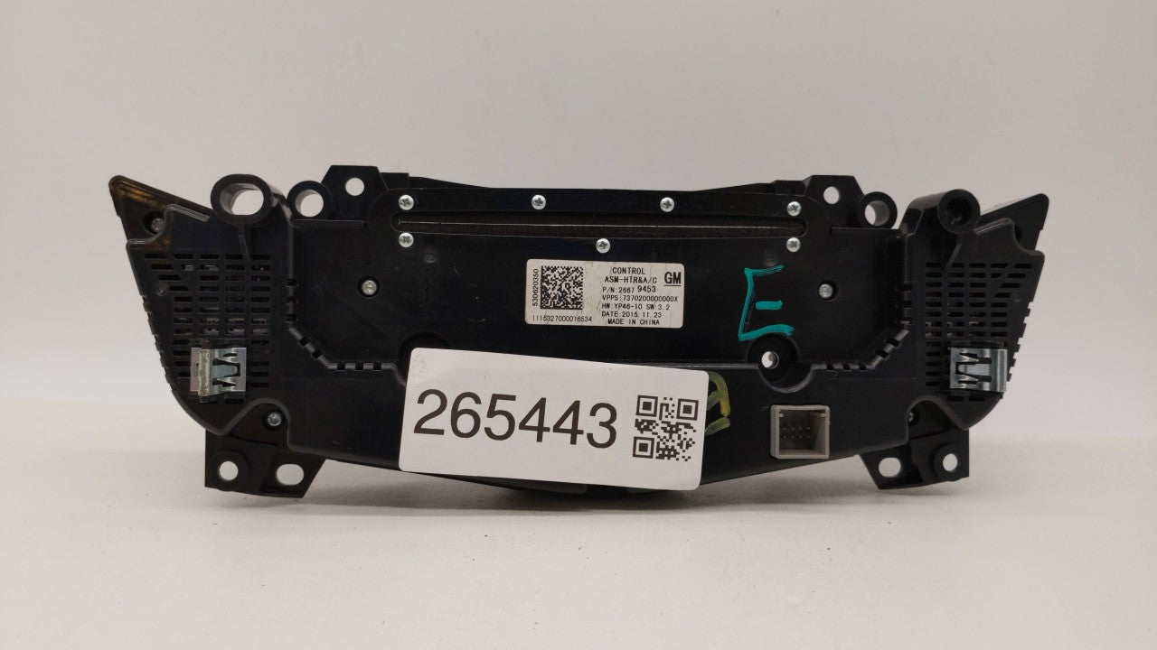 2014-2016 Buick Lacrosse Climate Control Module Temperature AC/Heater Replacement P/N:26679453 Fits Fits 2014 2015 2016 OEM