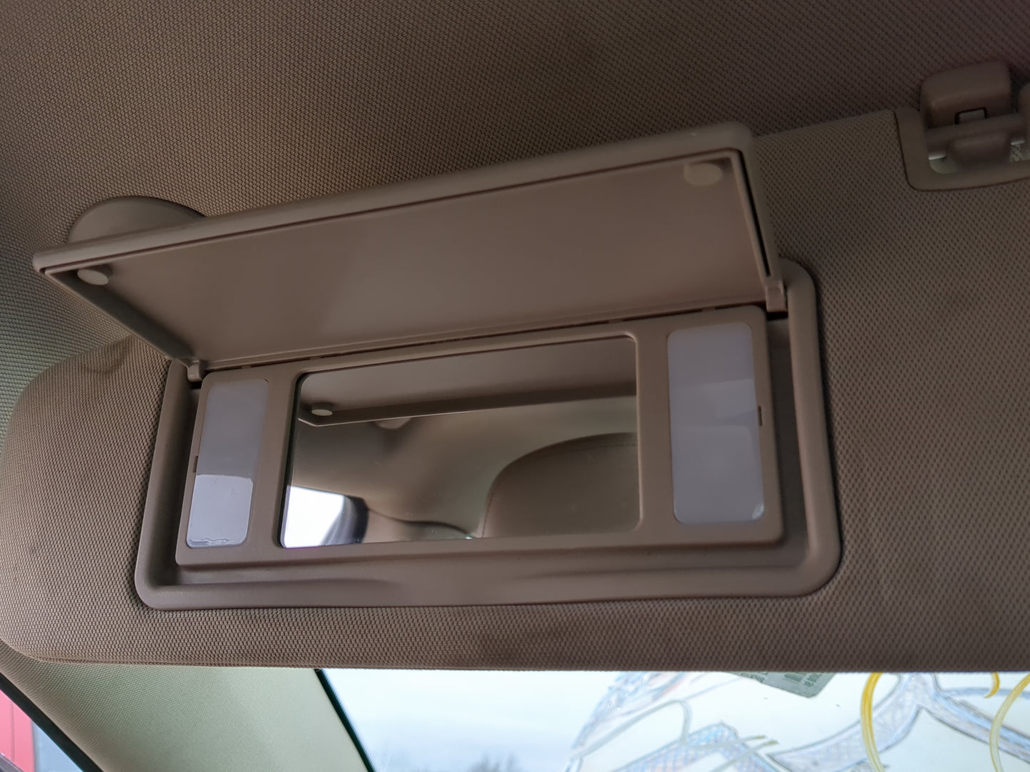 2016 Buick Lacrosse Sun Visor Shade Replacement Driver Left Mirror Fits OEM Used Auto Parts - Oemusedautoparts1.com