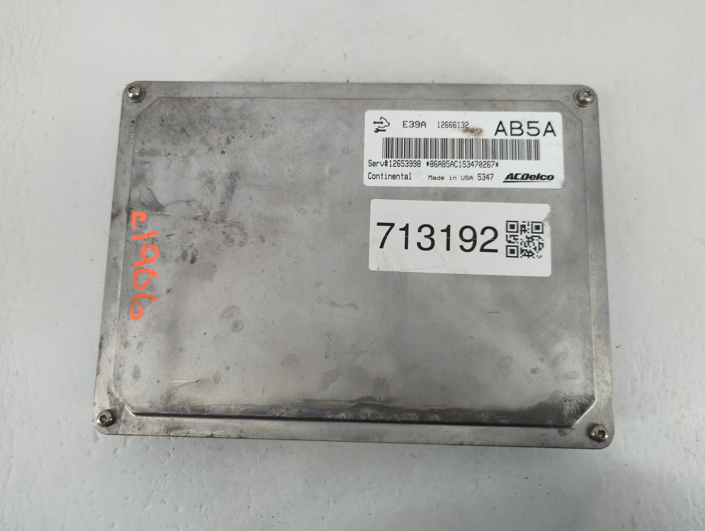 2013-2016 Buick Regal PCM Engine Control Computer ECU ECM PCU OEM P/N:E39A 12666132 Fits Fits 2013 2014 2015 2016 OEM Used A