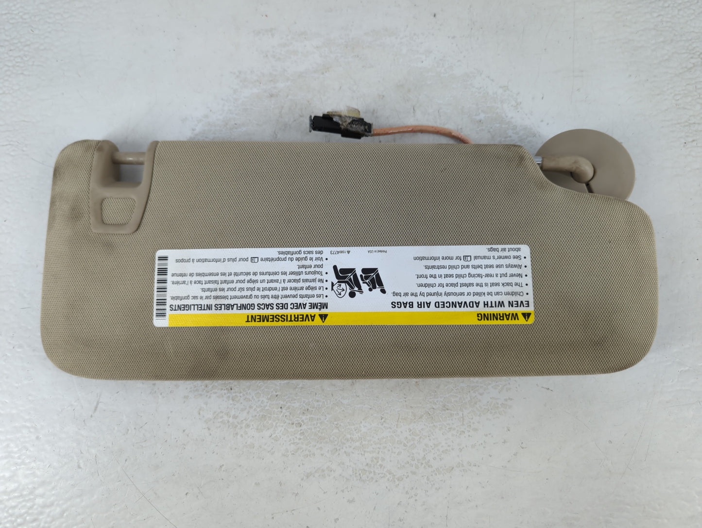 2012-2017 Buick Verano Sun Visor Shade Replacement Driver Left Mirror Fits Fits 2012 2013 2014 2015 2016 2017 OEM Used Auto