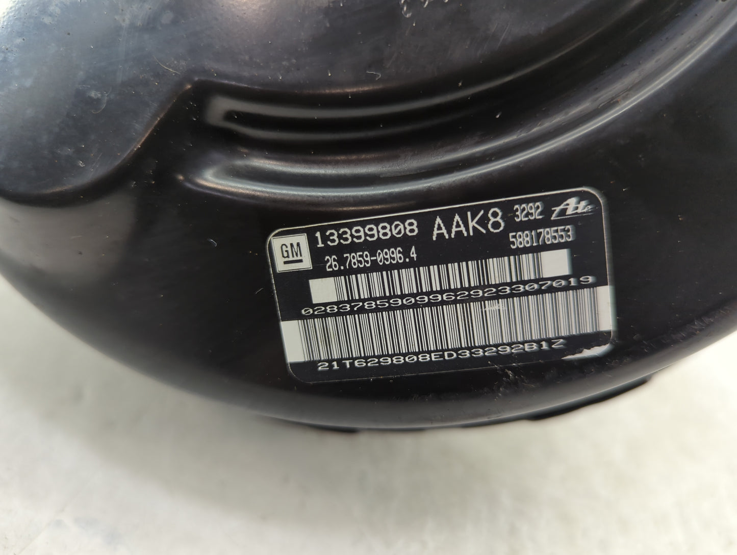 2012-2017 Buick Verano Power Brake Booster Oem - Oemusedautoparts1.com