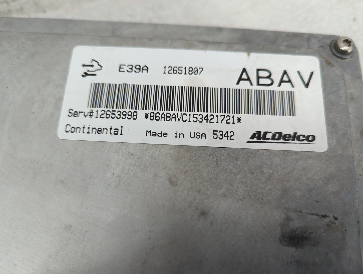 2013-2016 Buick Verano PCM Engine Control Computer ECU ECM PCU OEM P/N:12651807 12653998 Fits Fits 2013 2014 2015 2016 OEM U
