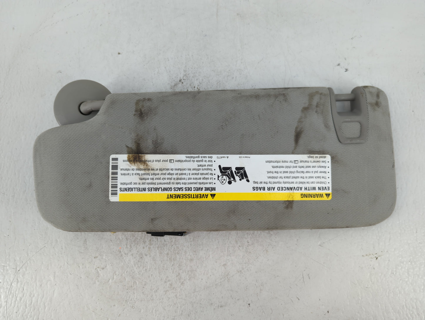 2012-2017 Buick Verano Sun Visor Shade Replacement Passenger Right Mirror Fits Fits 2012 2013 2014 2015 2016 2017 OEM Used A