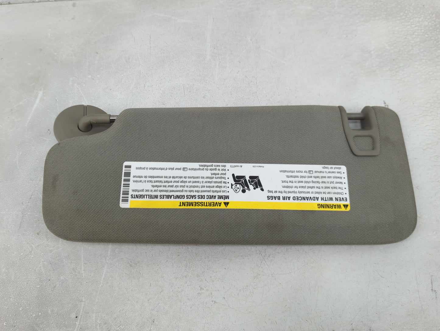 2014-2019 Cadillac Cts Sun Visor Shade Replacement Passenger Right Mirror Fits Fits 2014 2015 2016 2017 2018 2019 OEM Used A