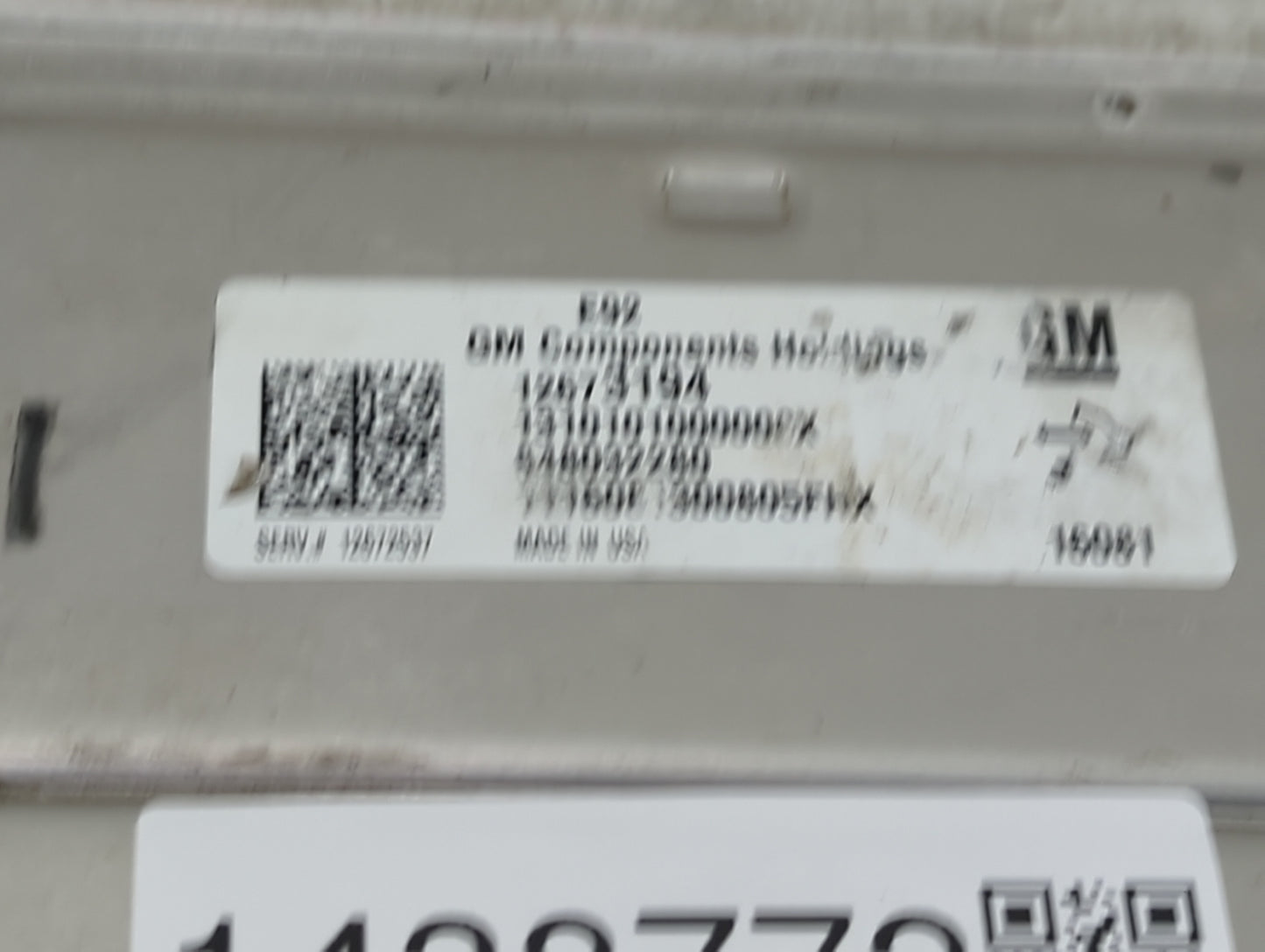 2015-2016 Cadillac Escalade PCM Engine Control Computer ECU ECM PCU OEM P/N:12673194 12672537 Fits Fits 2014 2015 2016 OEM U