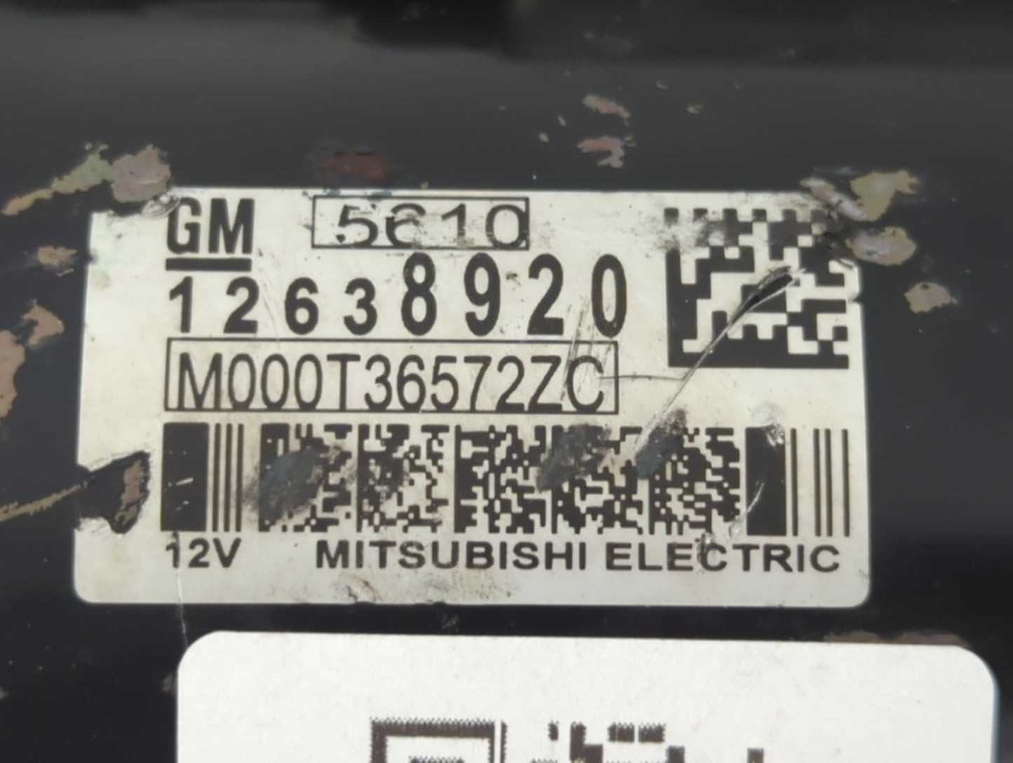 2010-2016 Cadillac Srx Car Starter Motor Solenoid OEM P/N:M000T36572ZC 12638920 Fits OEM Used Auto Parts - Oemusedautoparts1