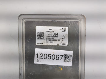 2016 Chevrolet Camaro PCM Engine Control Computer ECU ECM PCU OEM P/N:12671004 Fits Fits 2015 OEM Used Auto Parts
