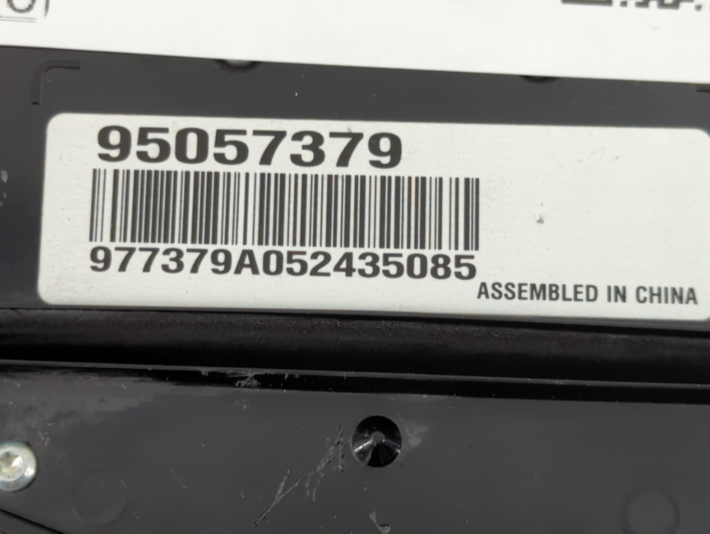 2016 Chevrolet Cruze Radio AM FM Cd Player Receiver Replacement P/N:95057379 Fits Fits 2017 2018 2019 2020 OEM Used Auto Par