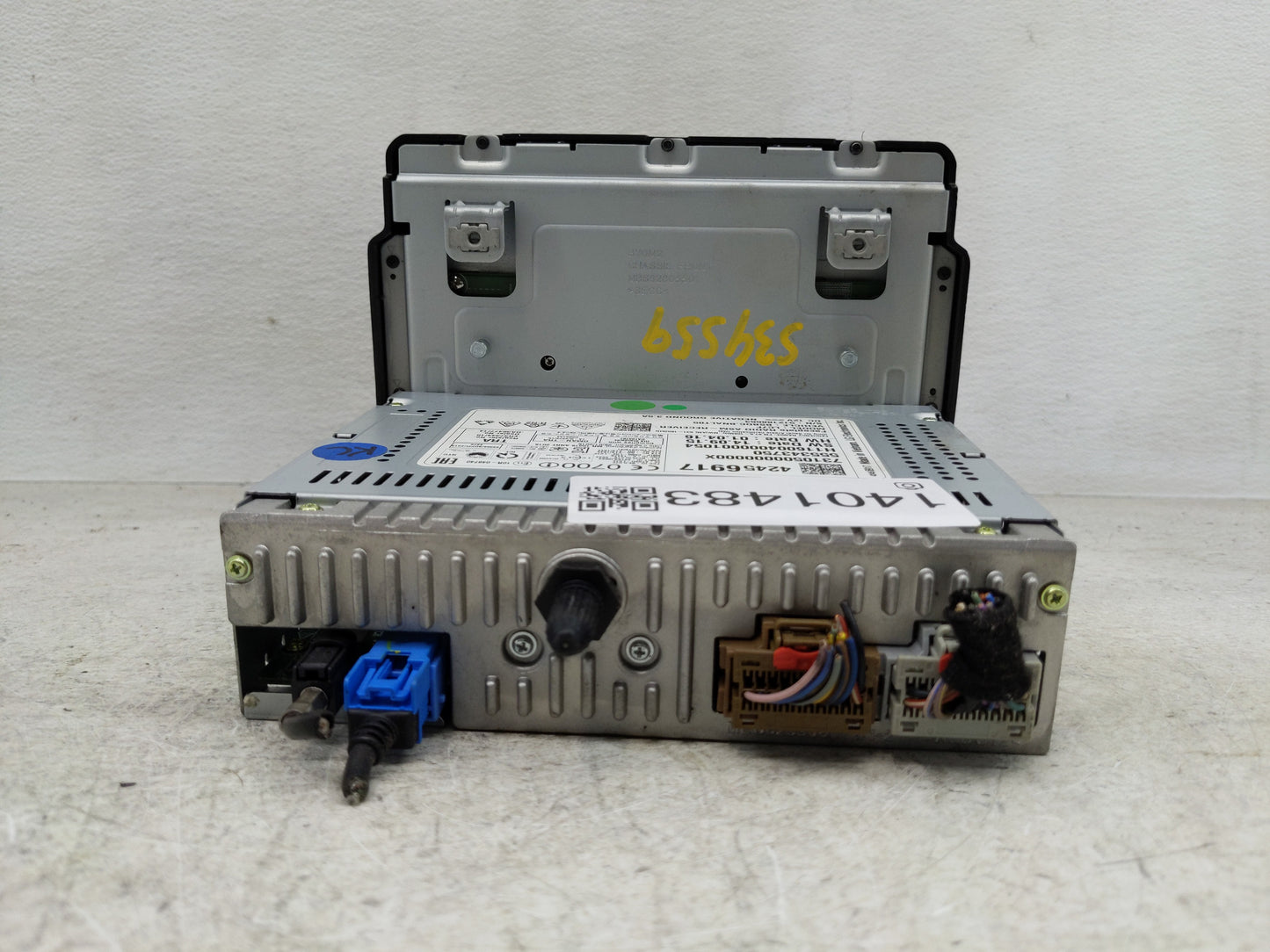 2016 Chevrolet Cruze Radio AM FM Cd Player Receiver Replacement P/N:555343750 42456917 Fits OEM Used Auto Parts - Oemusedaut