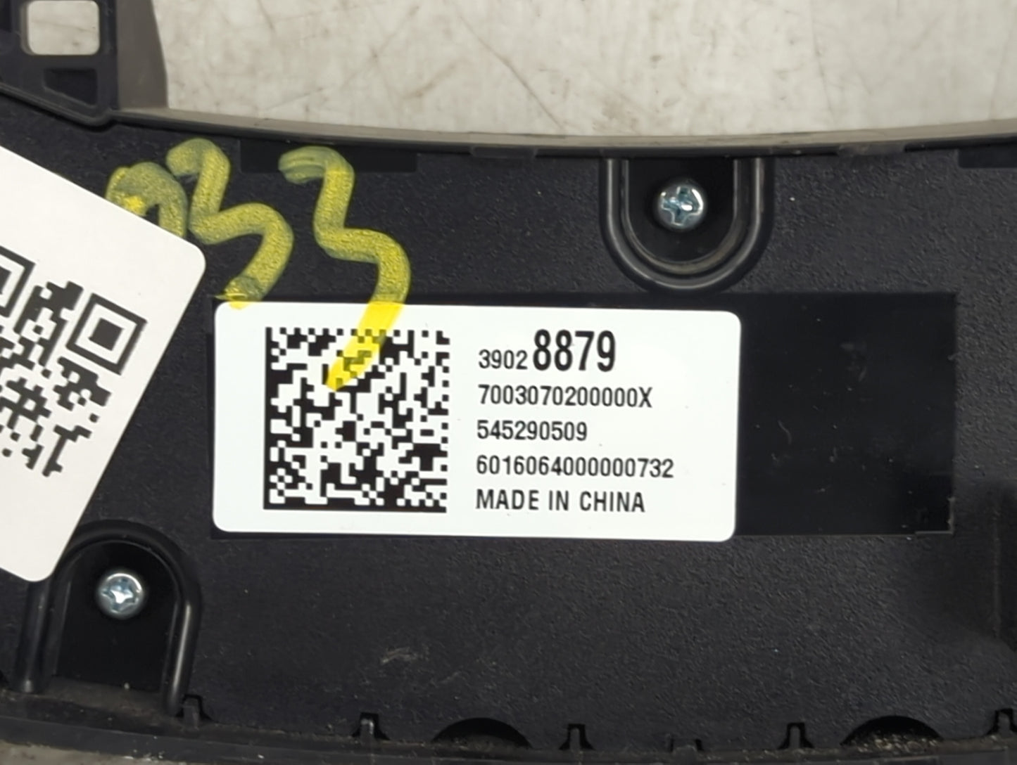 2016-2018 Chevrolet Cruze Climate Control Module Temperature AC/Heater Replacement P/N:39028879 7003070200000X Fits OEM Used
