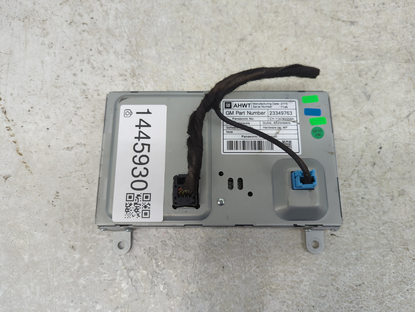 2011-2016 Chevrolet Cruze Information Display Screen 1445930 - Oemusedautoparts1.com