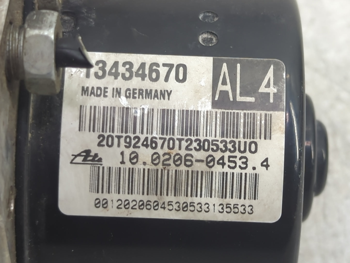 2016 Chevrolet Cruze ABS Pump Control Module Replacement P/N:13434670 Fits OEM Used Auto Parts - Oemusedautoparts1.com