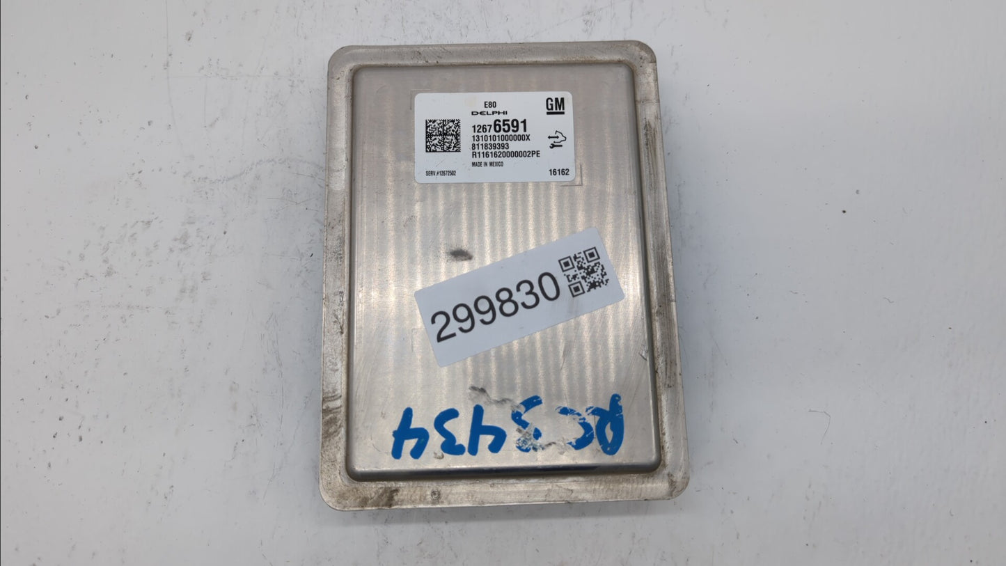 2016 Chevrolet Cruze PCM Engine Control Computer ECU ECM PCU OEM P/N:12672502 12607096, 12675580, 12676591, 12680968 Fits OE