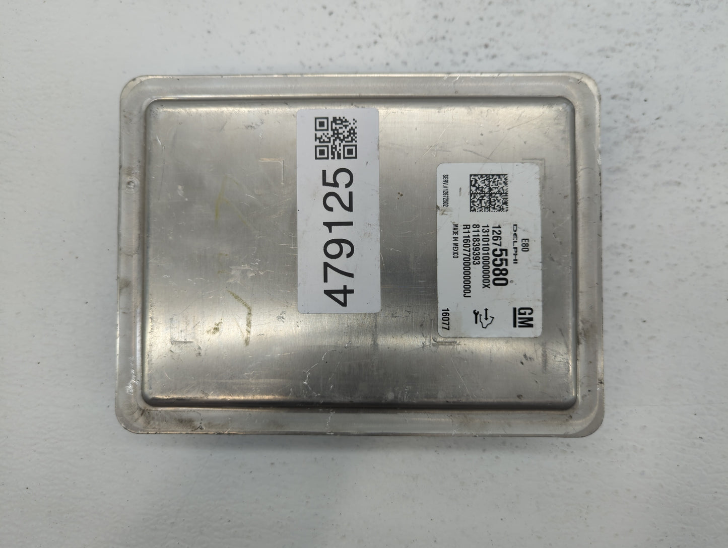2016 Chevrolet Cruze PCM Engine Control Computer ECU ECM PCU OEM P/N:12675580 12672502, 12676591, 12669511, 12607096 Fits OE