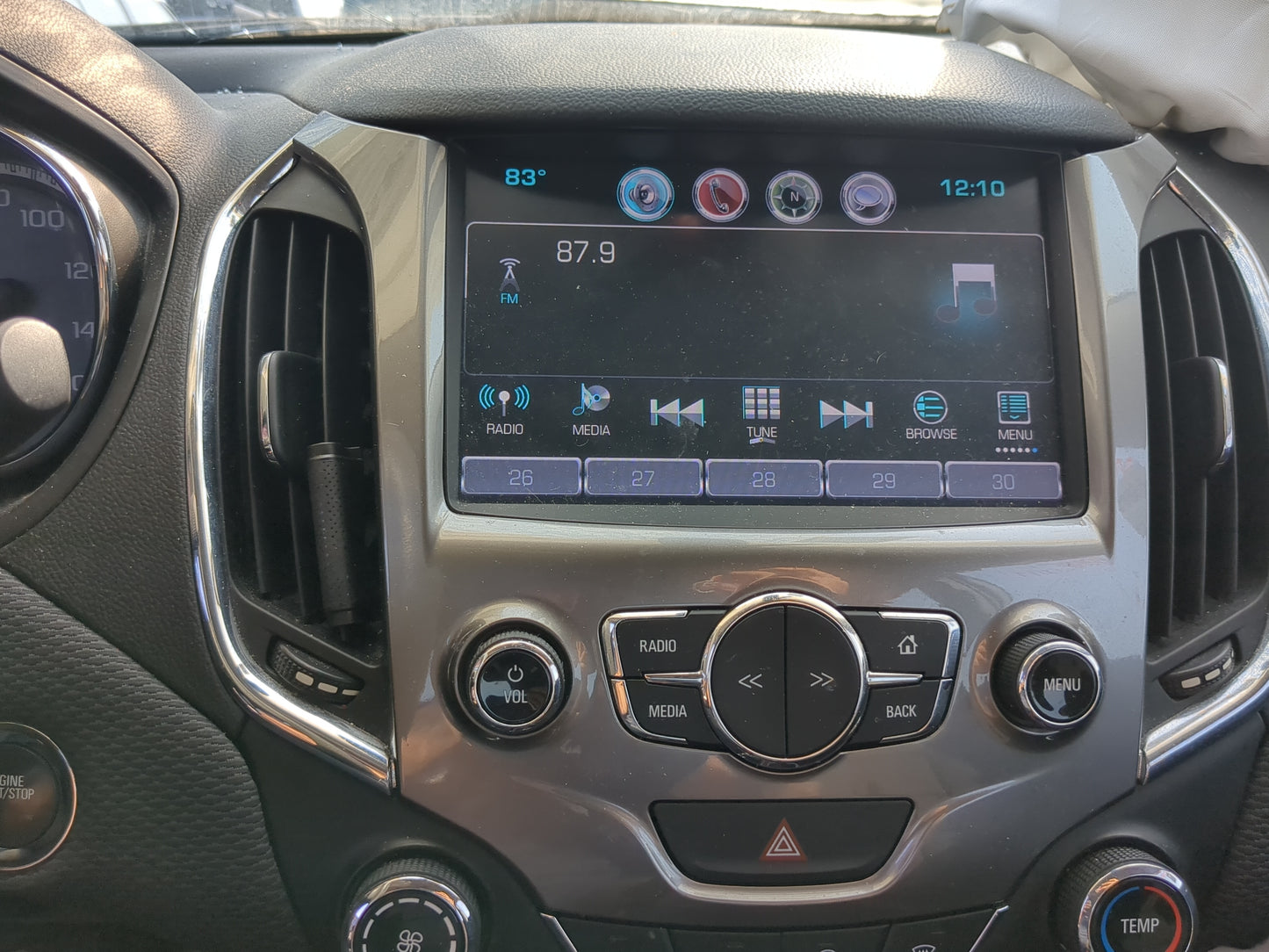 2016 Chevrolet Cruze Radio AM FM Cd Player Receiver Replacement Fits Fits 2017 OEM Used Auto Parts - Oemusedautoparts1.com