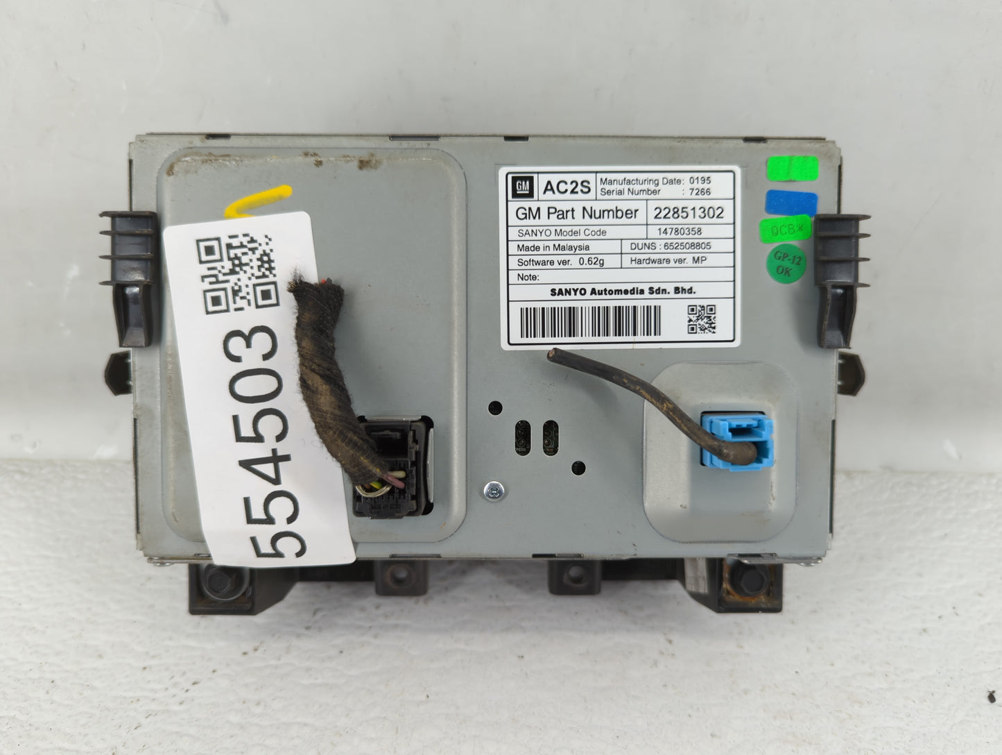 2012-2016 Chevrolet Cruze Information Display Screen - Oemusedautoparts1.com