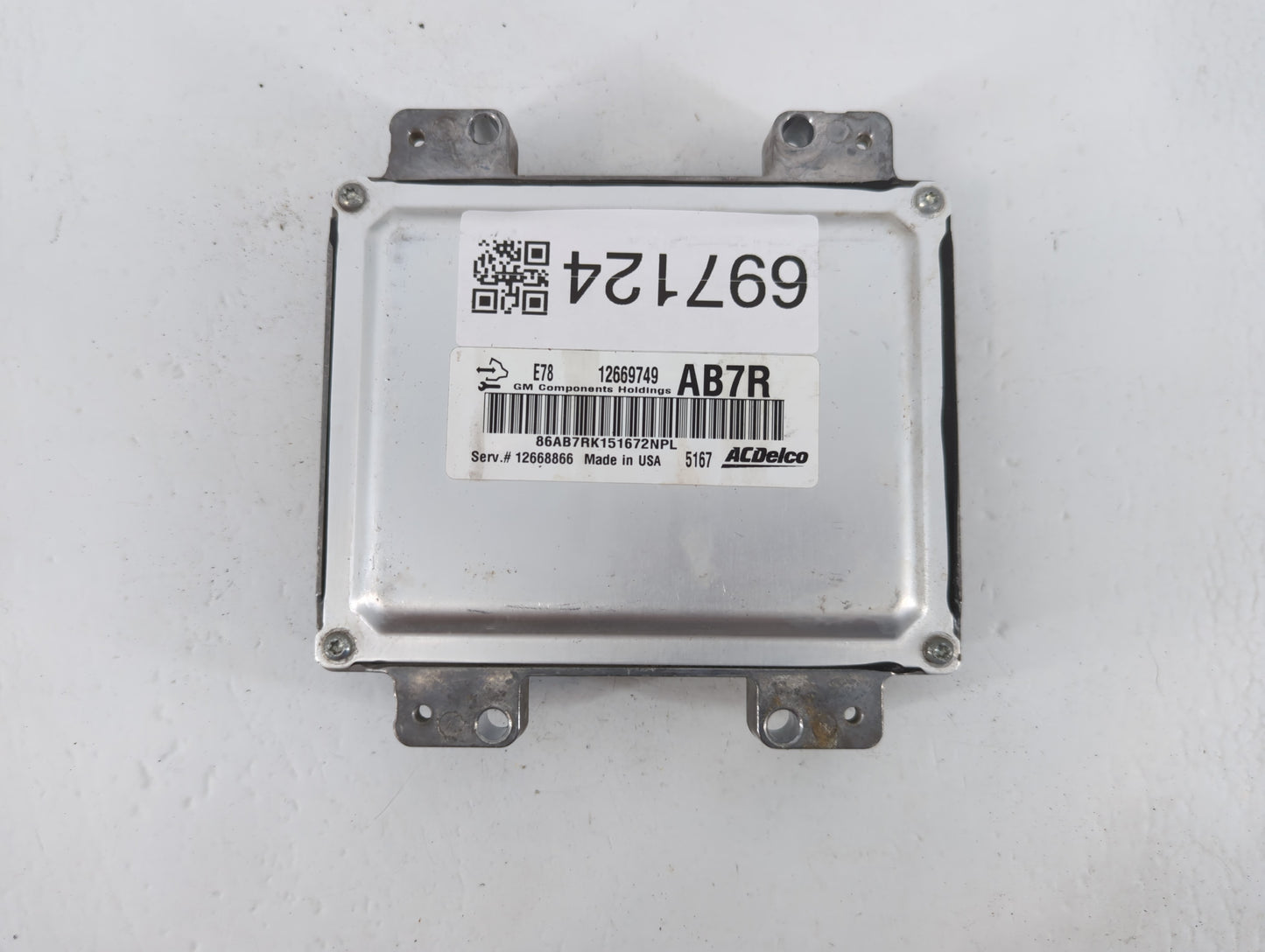 2012-2016 Chevrolet Cruze PCM Engine Control Computer ECU ECM PCU OEM P/N:12668866 12669749 Fits OEM Used Auto Parts - Oemus