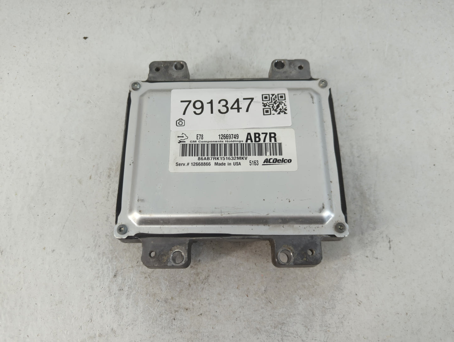 2012-2016 Chevrolet Cruze PCM Engine Control Computer ECU ECM PCU OEM P/N:12669749 Fits Fits 2011 2012 2013 2014 2015 2016 O
