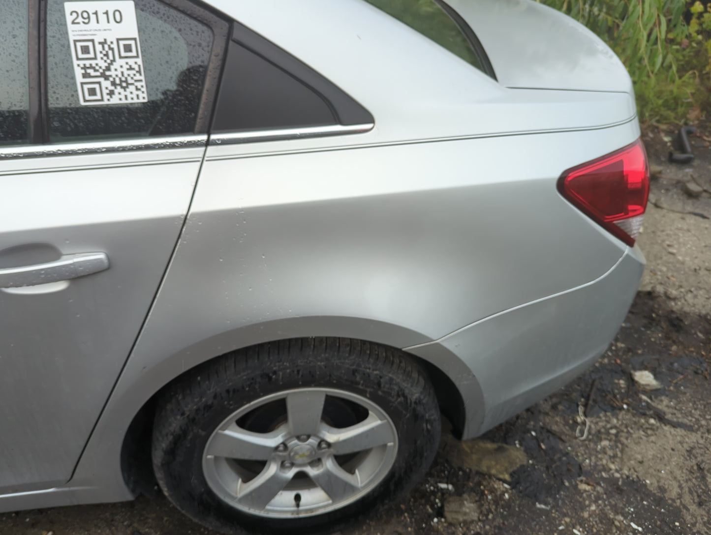 Chevrolet Cruze Limited Driver Rear Quarter Panel Oem - Oemusedautoparts1.com