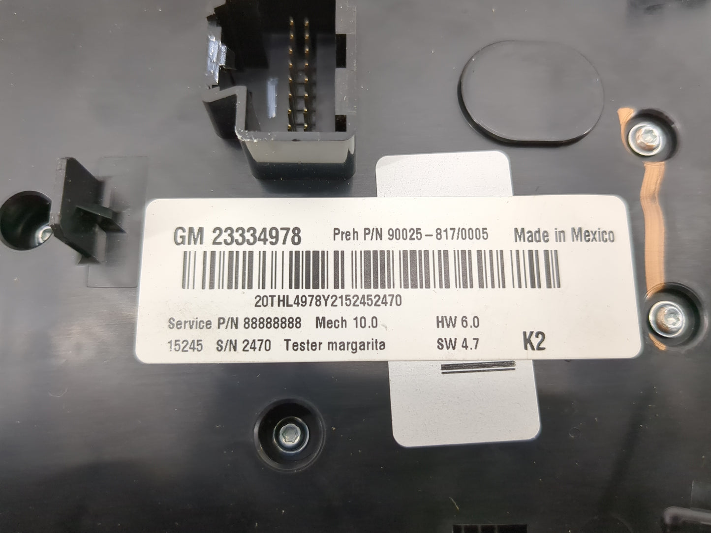 2016 Chevrolet Equinox Radio AM FM Cd Player Receiver Replacement P/N:23334978 Fits OEM Used Auto Parts - Oemusedautoparts1.