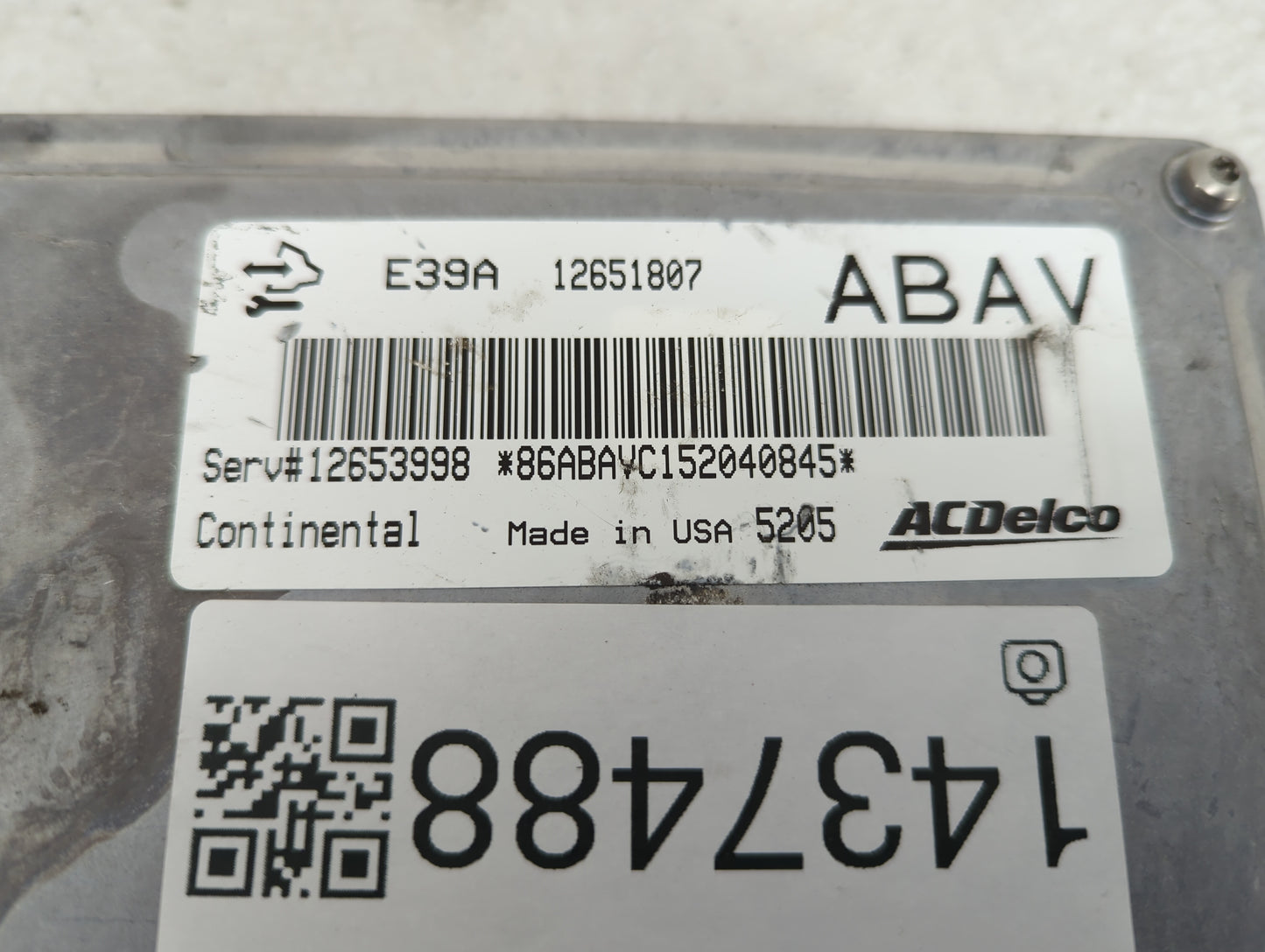 2013-2016 Chevrolet Equinox PCM Engine Control Computer ECU ECM PCU OEM P/N:12651807 12653998 Fits Fits 2013 2014 2015 2016