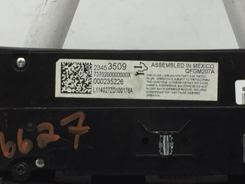 2016 Chevrolet Impala Climate Control Module Temperature AC/Heater Replacement P/N:23453509 Fits OEM Used Auto Parts - Oemus