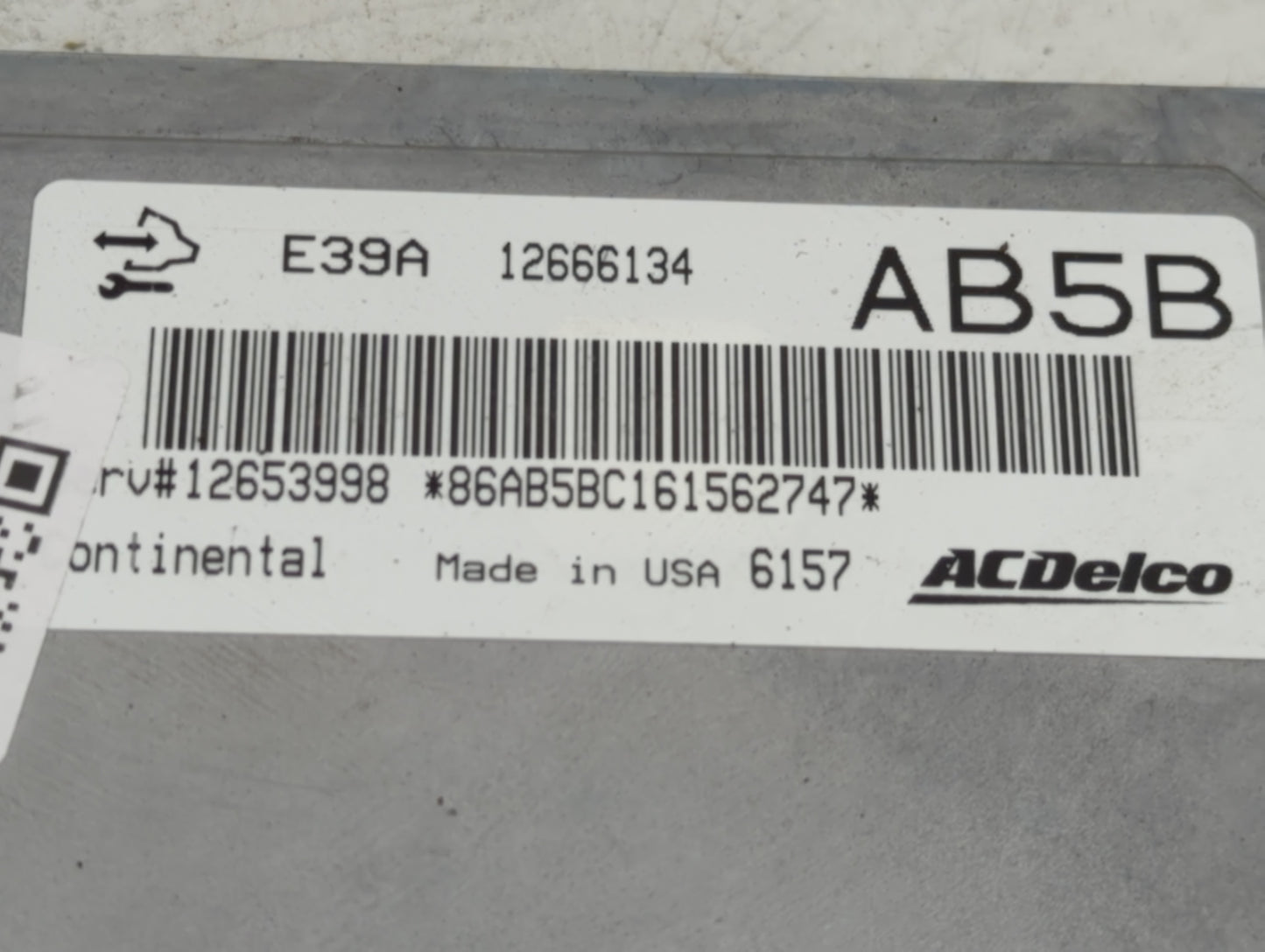 2014-2016 Chevrolet Impala PCM Engine Control Computer ECU ECM PCU OEM P/N:12666134 Fits Fits 2013 2014 2015 2016 OEM Used A