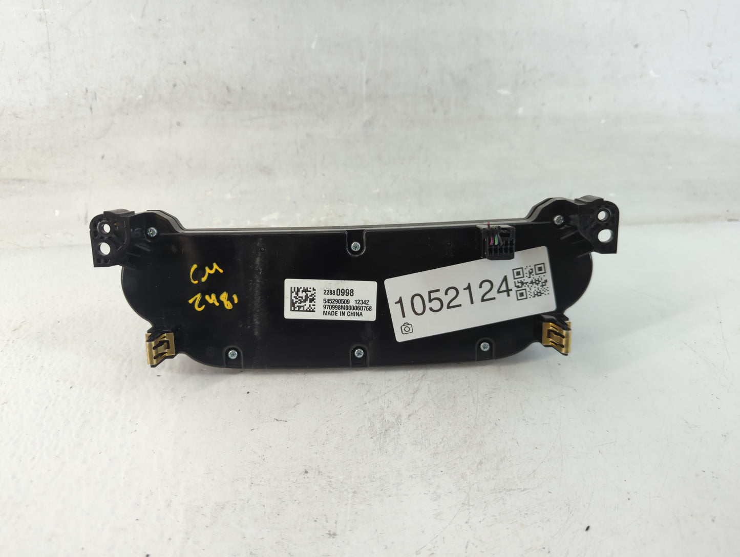 2016-2017 Chevrolet Malibu Climate Control Module Temperature AC/Heater Replacement P/N:22880998 Fits Fits 2016 2017 OEM Use