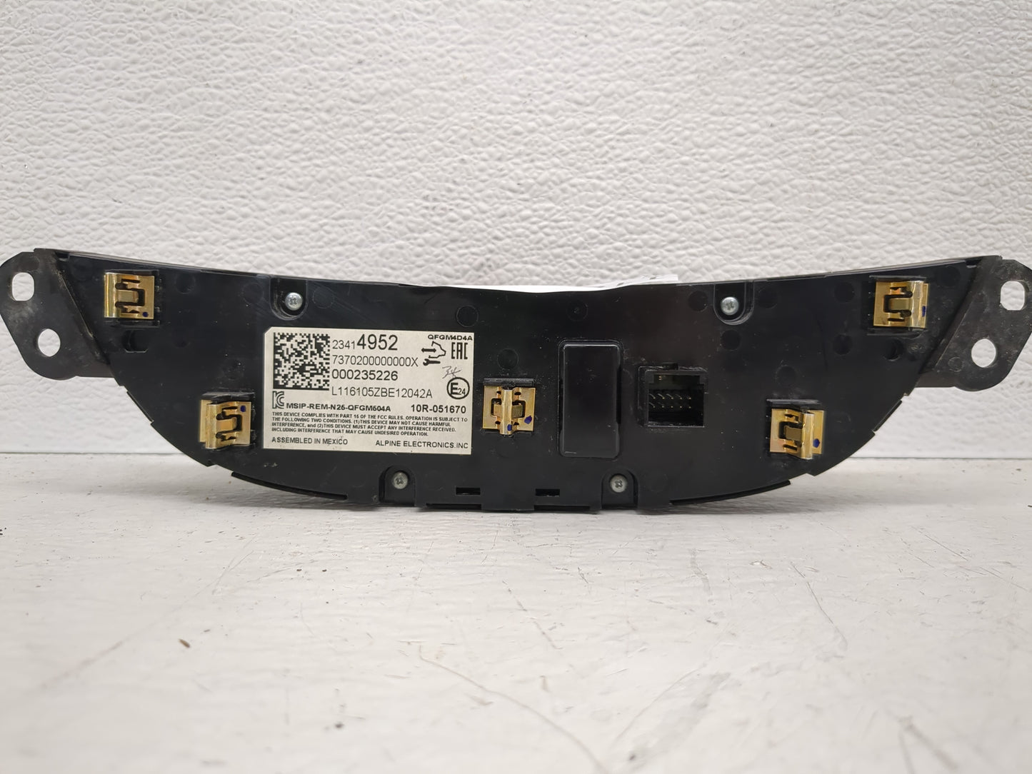 2016-2017 Chevrolet Malibu Climate Control Module Temperature AC/Heater Replacement Fits Fits 2016 2017 OEM Used Auto Parts