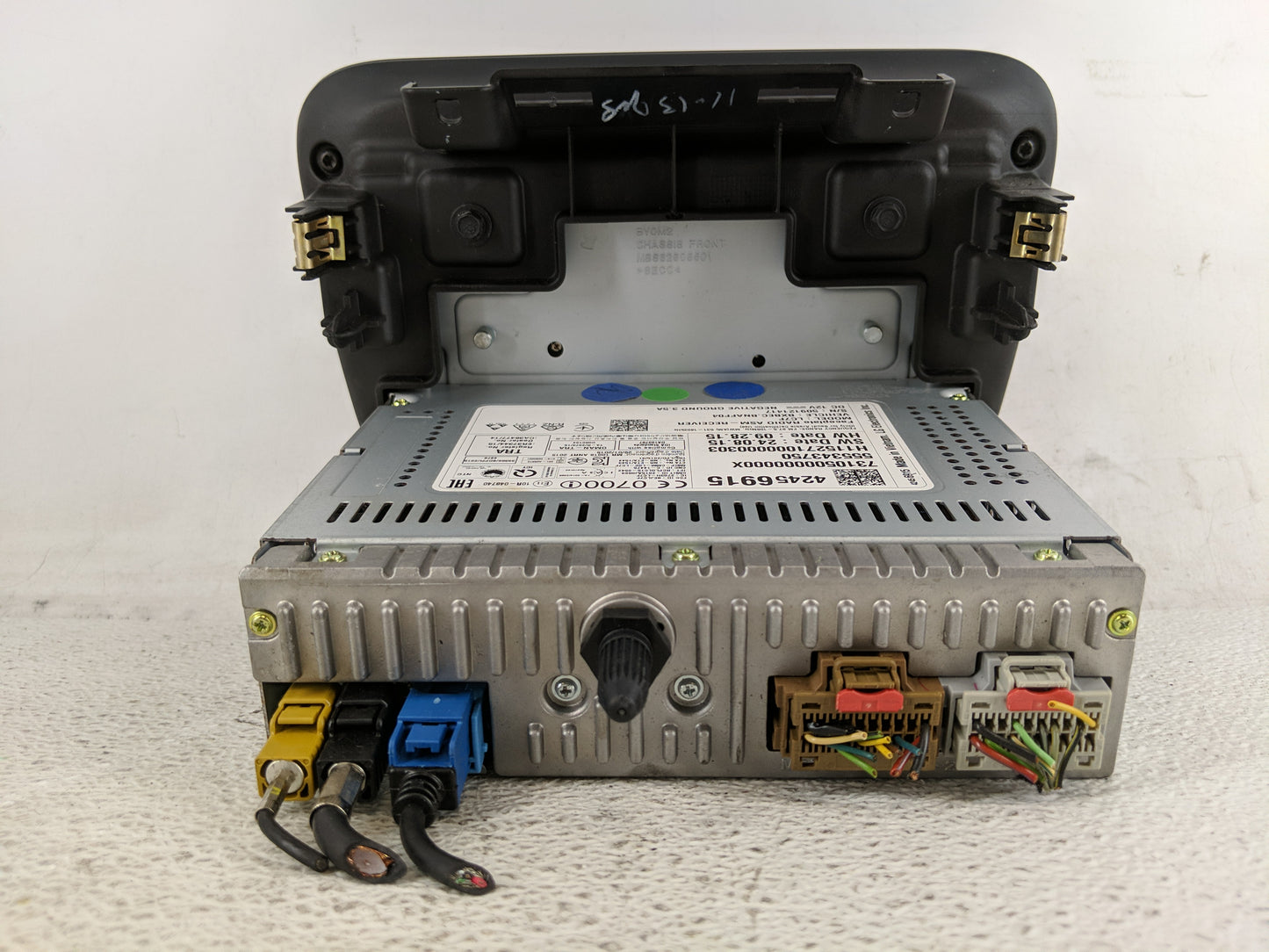 2016 Chevrolet Malibu Radio AM FM Cd Player Receiver Replacement P/N:42456915 Fits OEM Used Auto Parts - Oemusedautoparts1.c