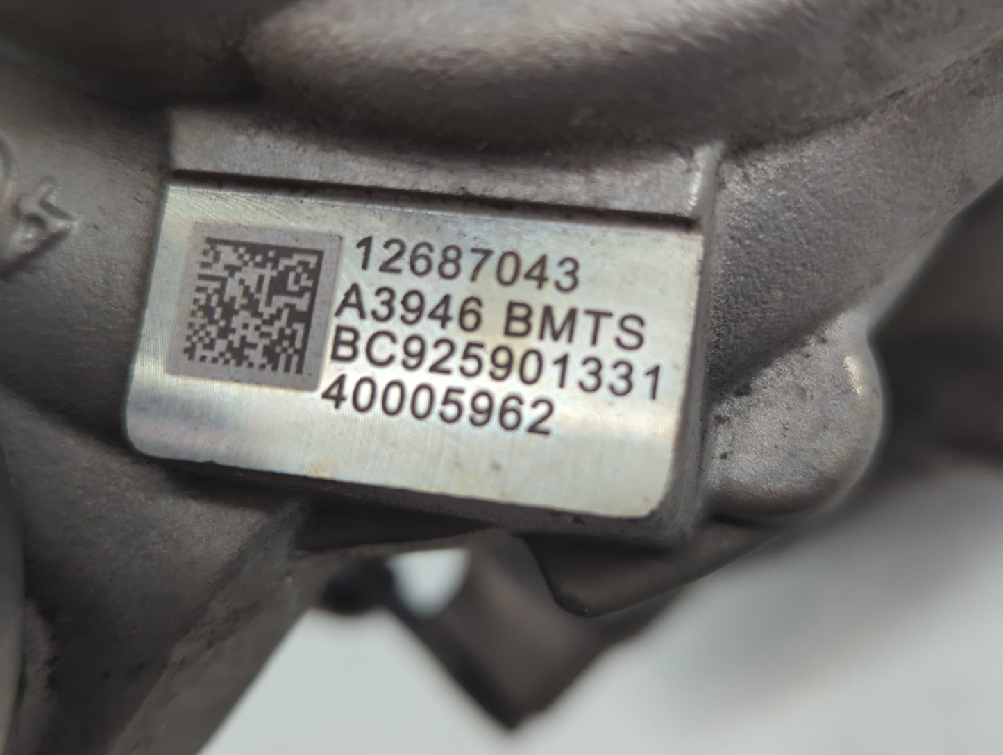 2016 Malibu Turbocharger Turbo Charger Super Charger Supercharger - Oemusedautoparts1.com