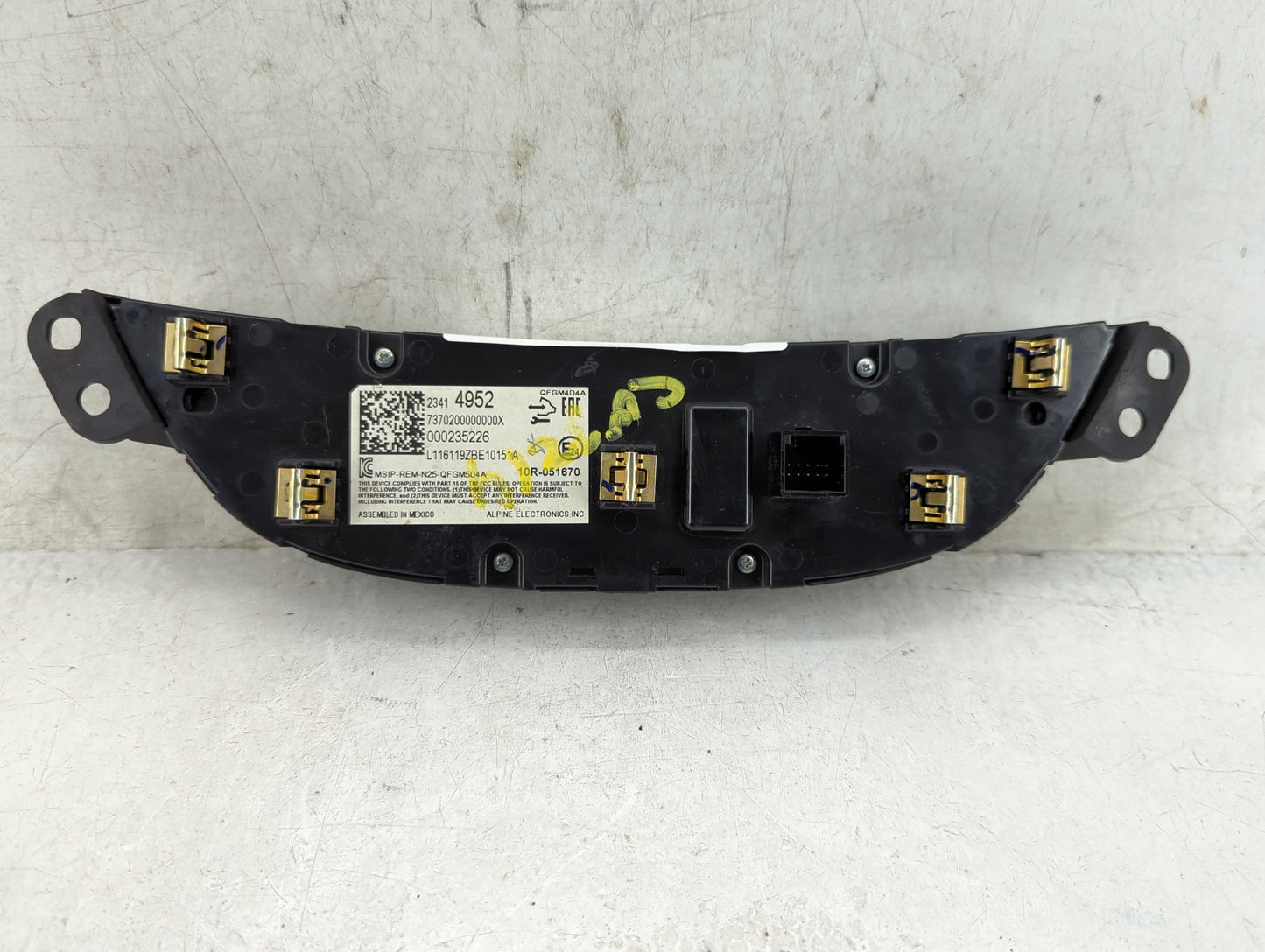 2016-2017 Chevrolet Malibu Ac Heater Climate Control 1420162 - Oemusedautoparts1.com