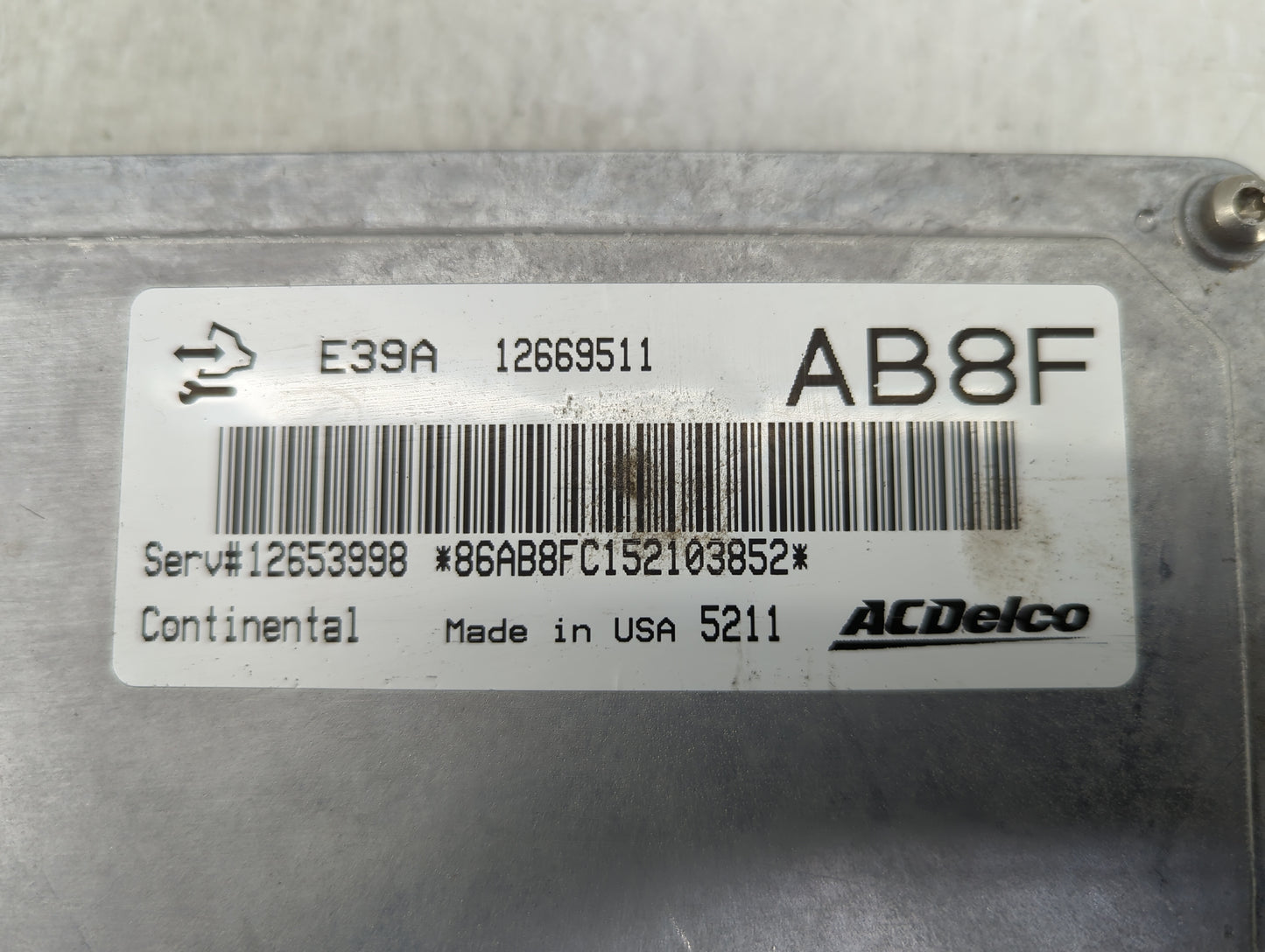 2013-2016 Chevrolet Malibu PCM Engine Control Computer ECU ECM PCU OEM P/N:12669511 12653998 Fits Fits 2013 2014 2015 2016 O
